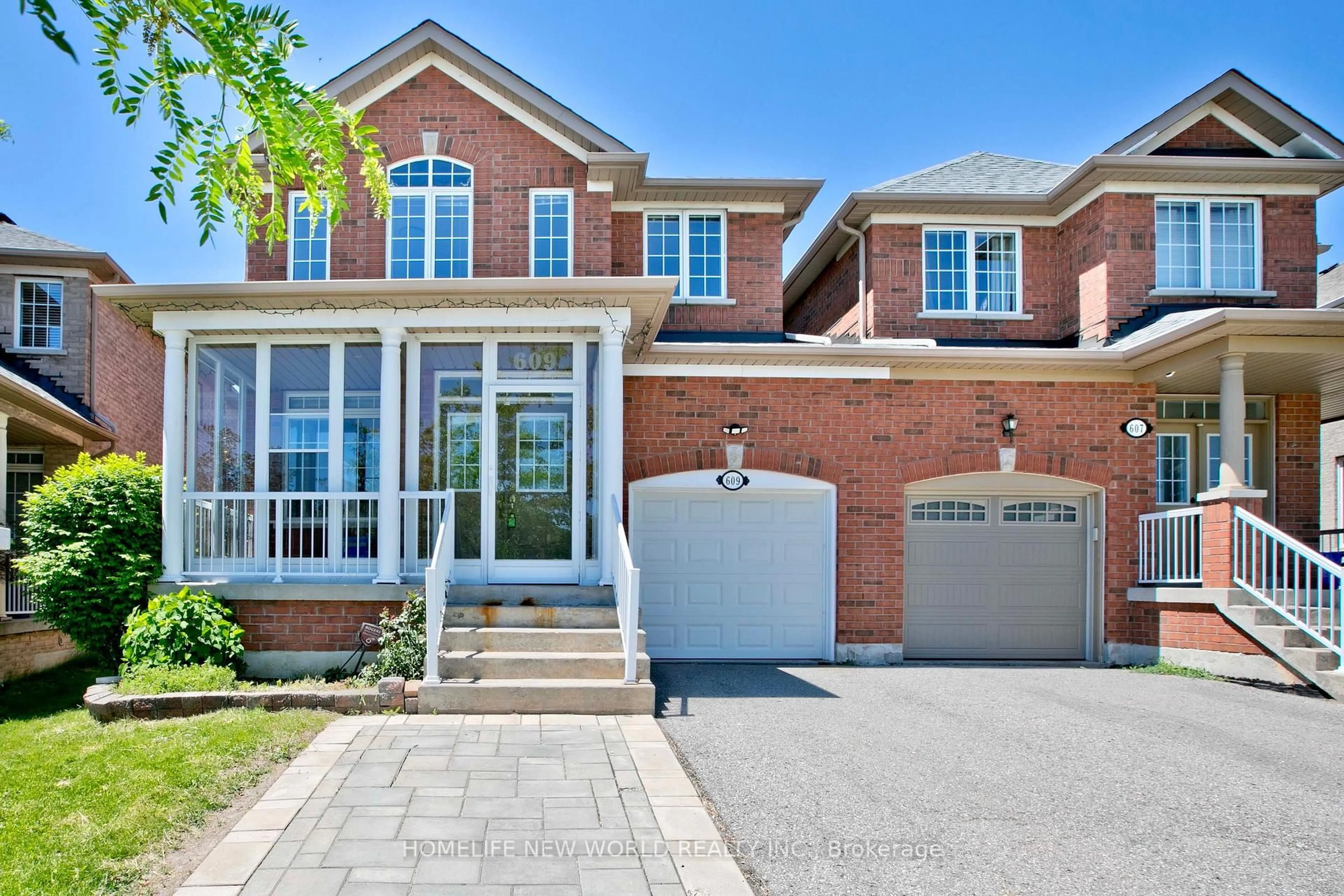 Home with brick exterior material, street for 609 Fred Mclaren Blvd, Markham Ontario L6E 1N1