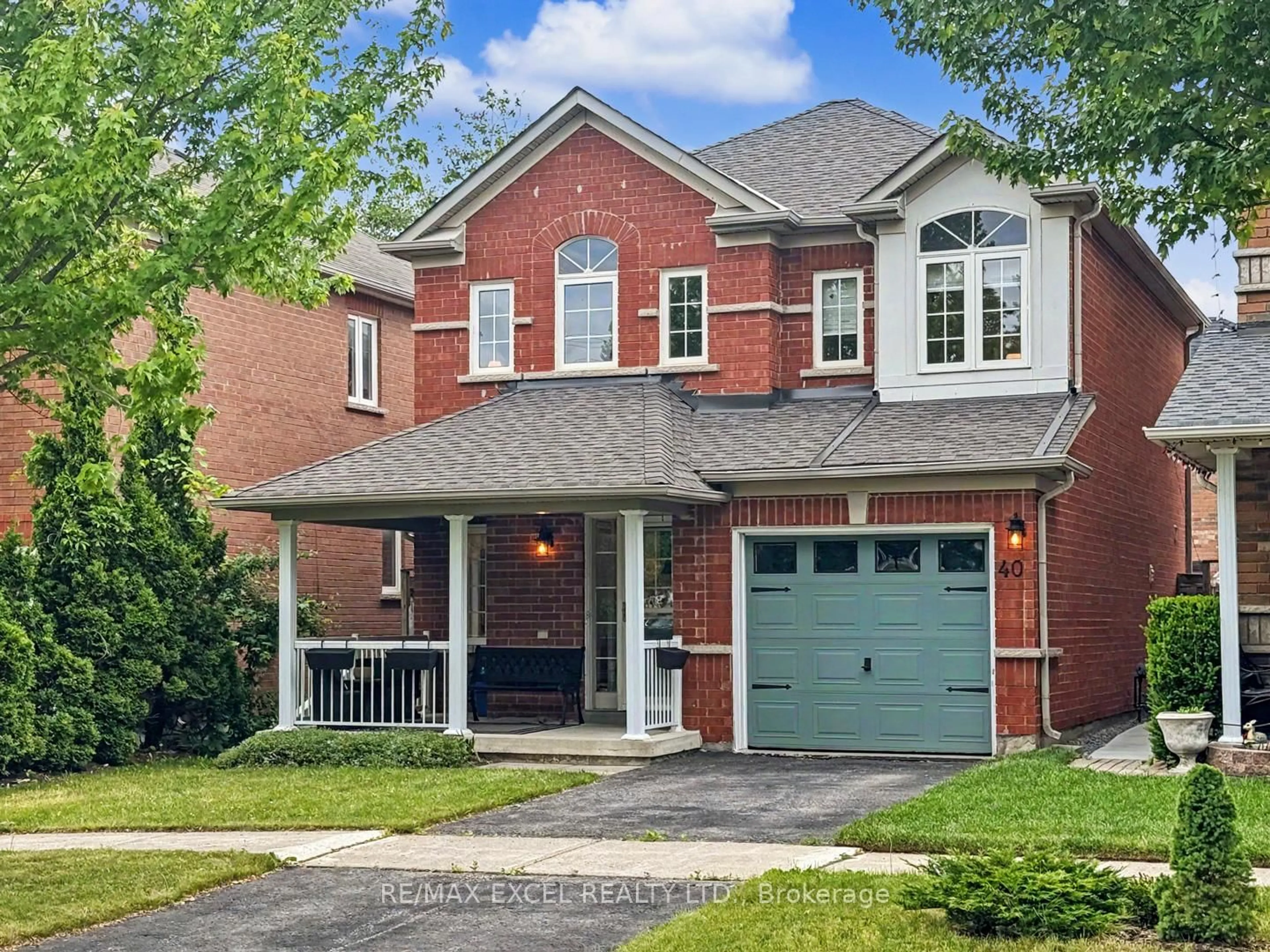 Home with brick exterior material, street for 40 Outlook Terrace Dr, Markham Ontario L6E 1J9