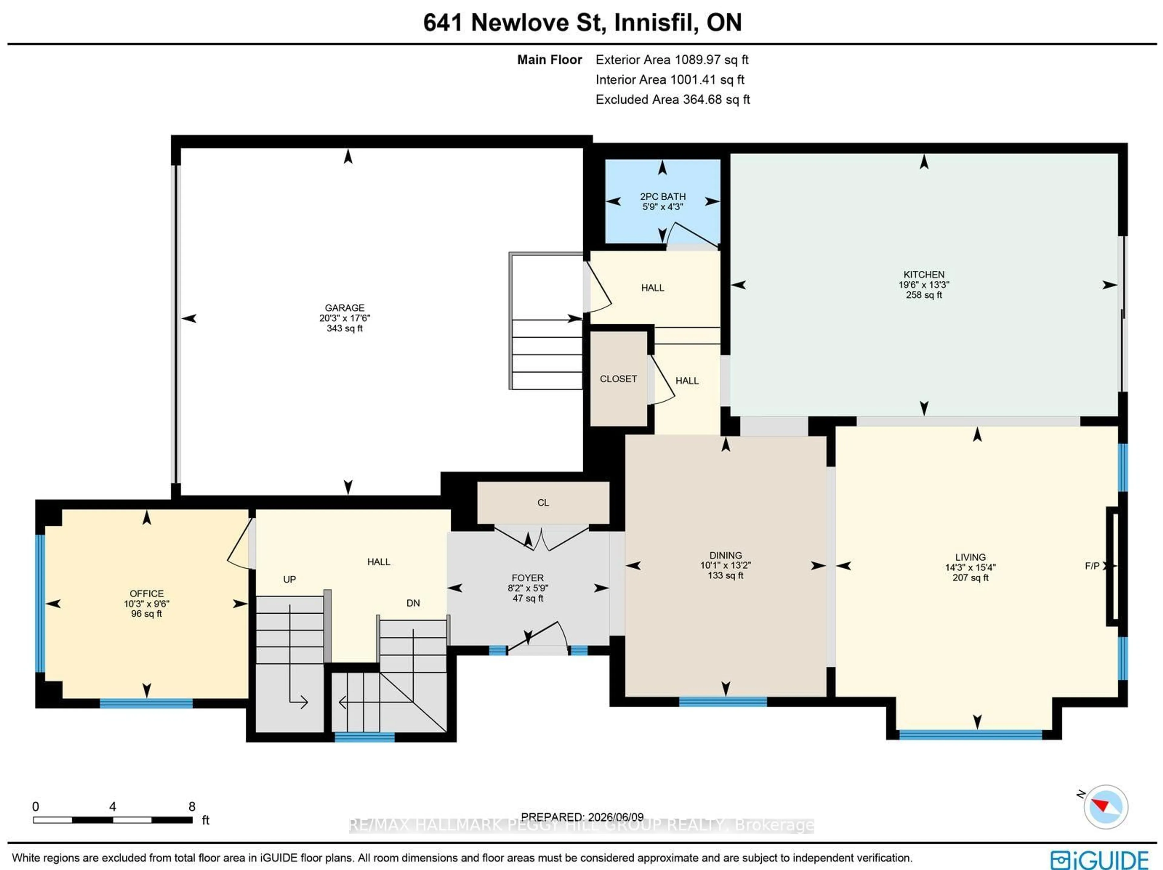 Floor plan for 641 Newlove St, Innisfil Ontario L9S 0S3