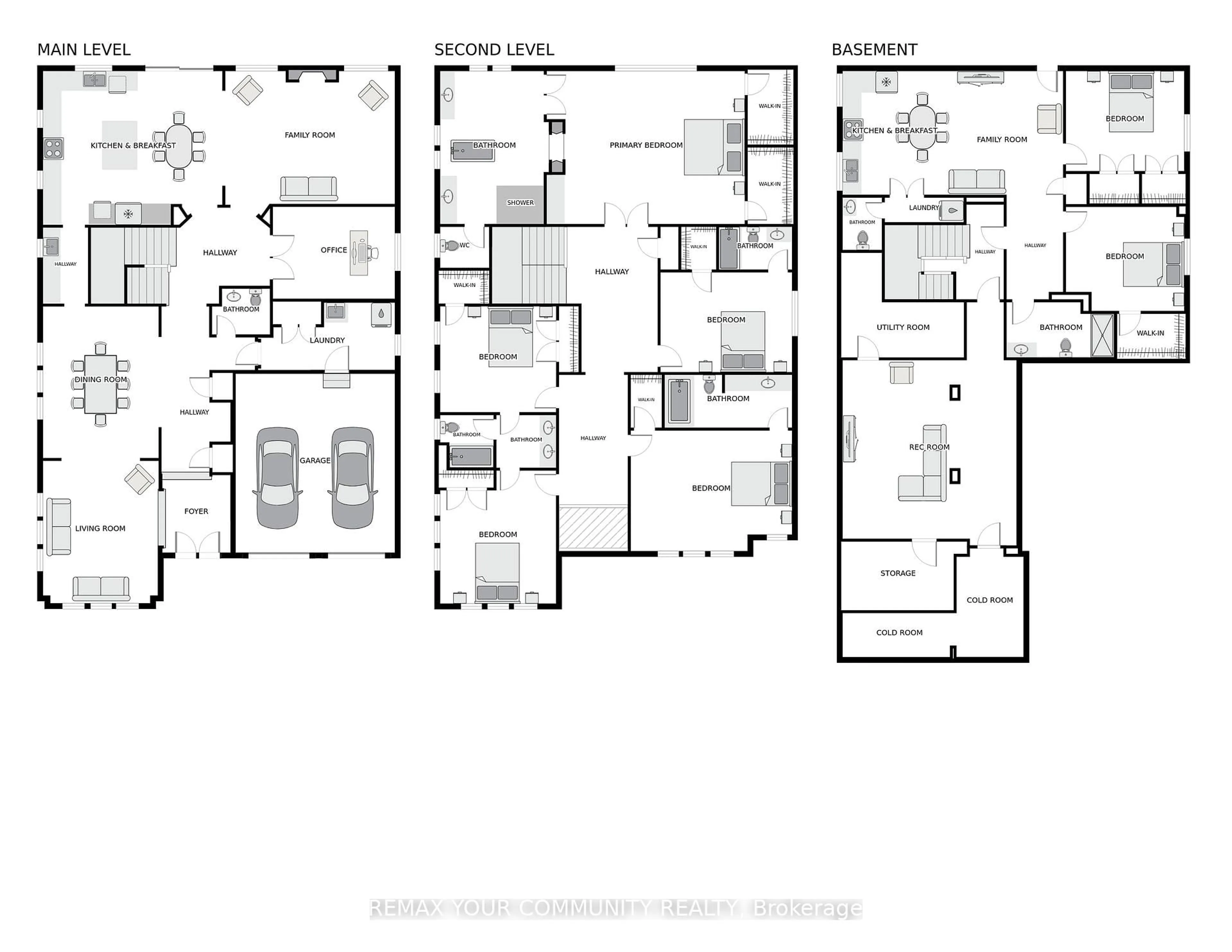 Floor plan for 86 Torgan Tr, Vaughan Ontario L4H 3X6