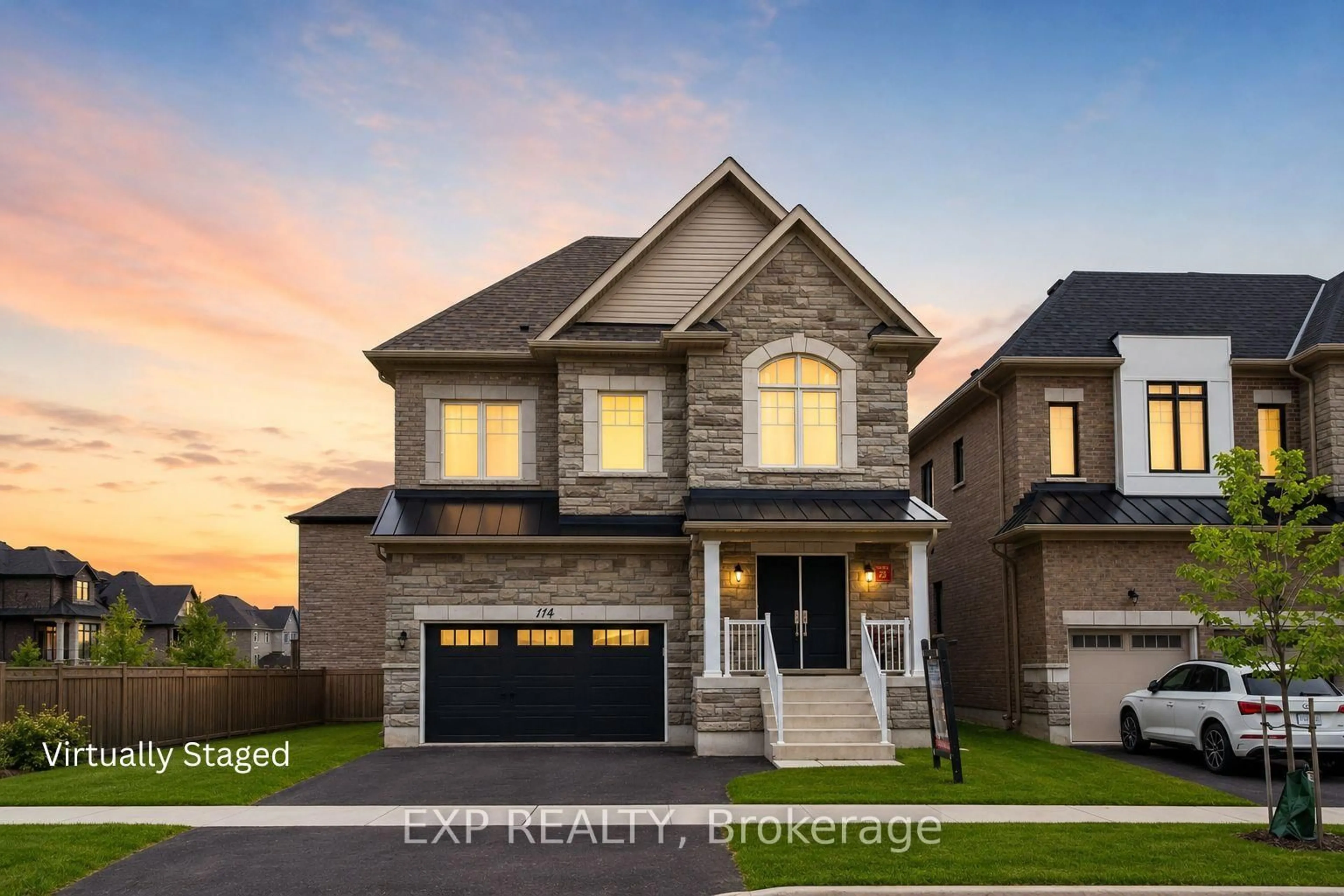 Home with brick exterior material, street for 114 Seguin St, Richmond Hill Ontario L4E 1N2