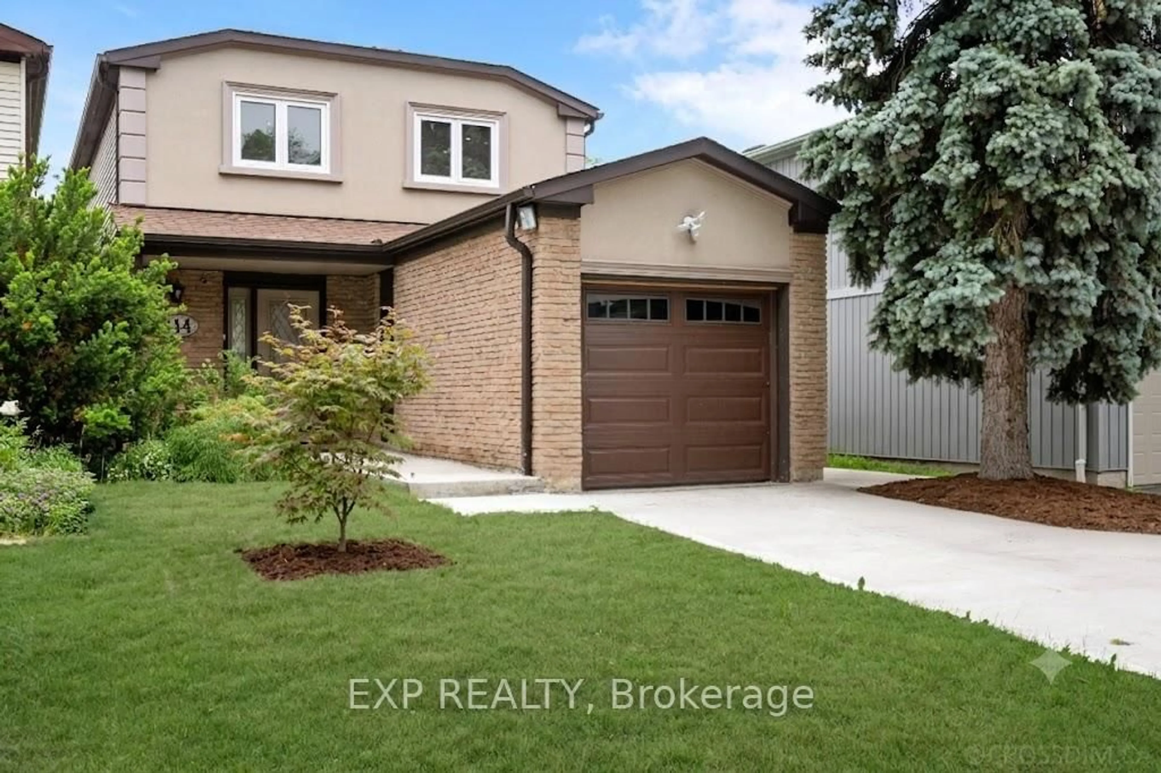 Home with brick exterior material, street for 144 Snowshoe Cres, Markham Ontario L3T 4M9