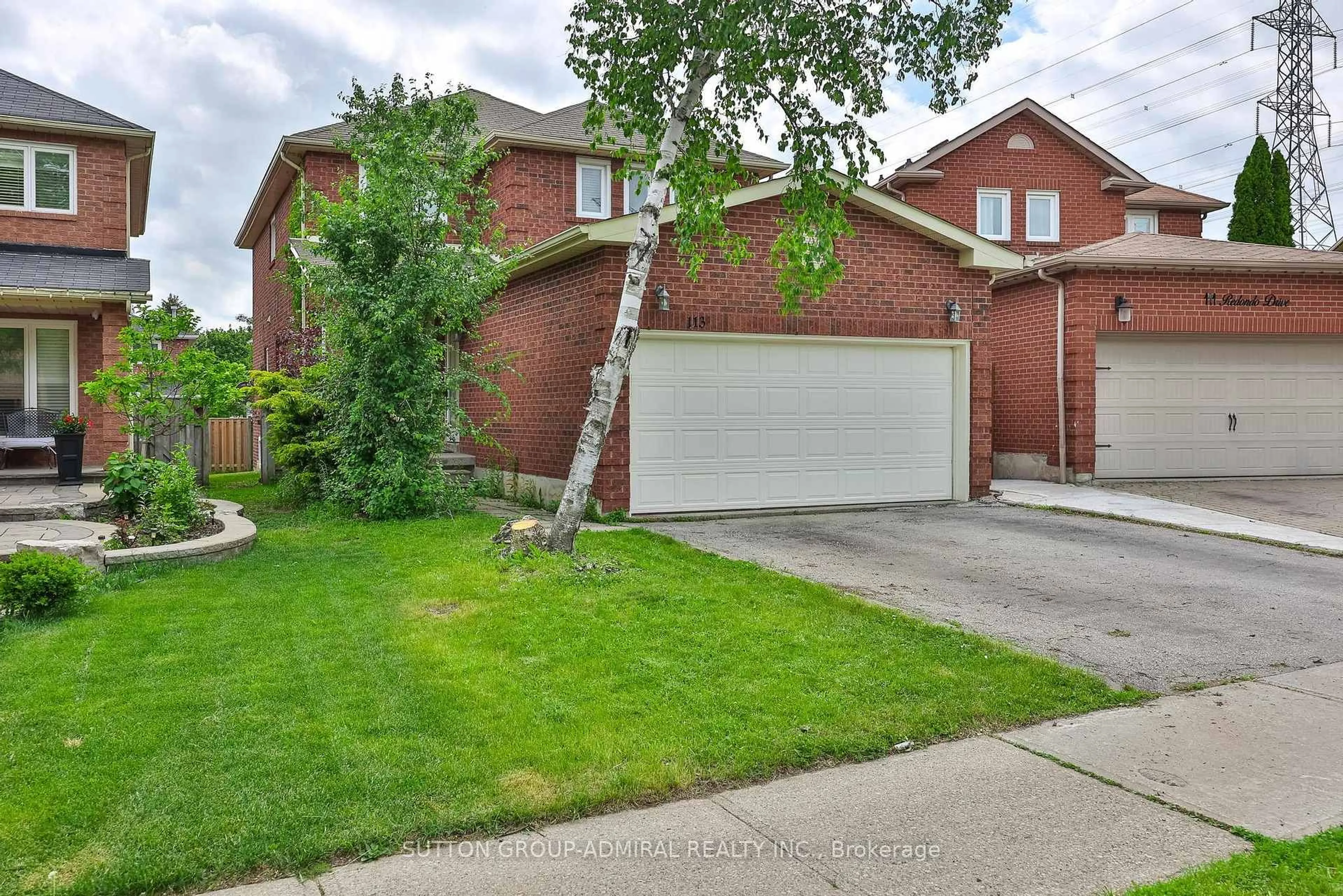 Home with brick exterior material, street for 113 Redondo Dr, Vaughan Ontario L4J 7S6