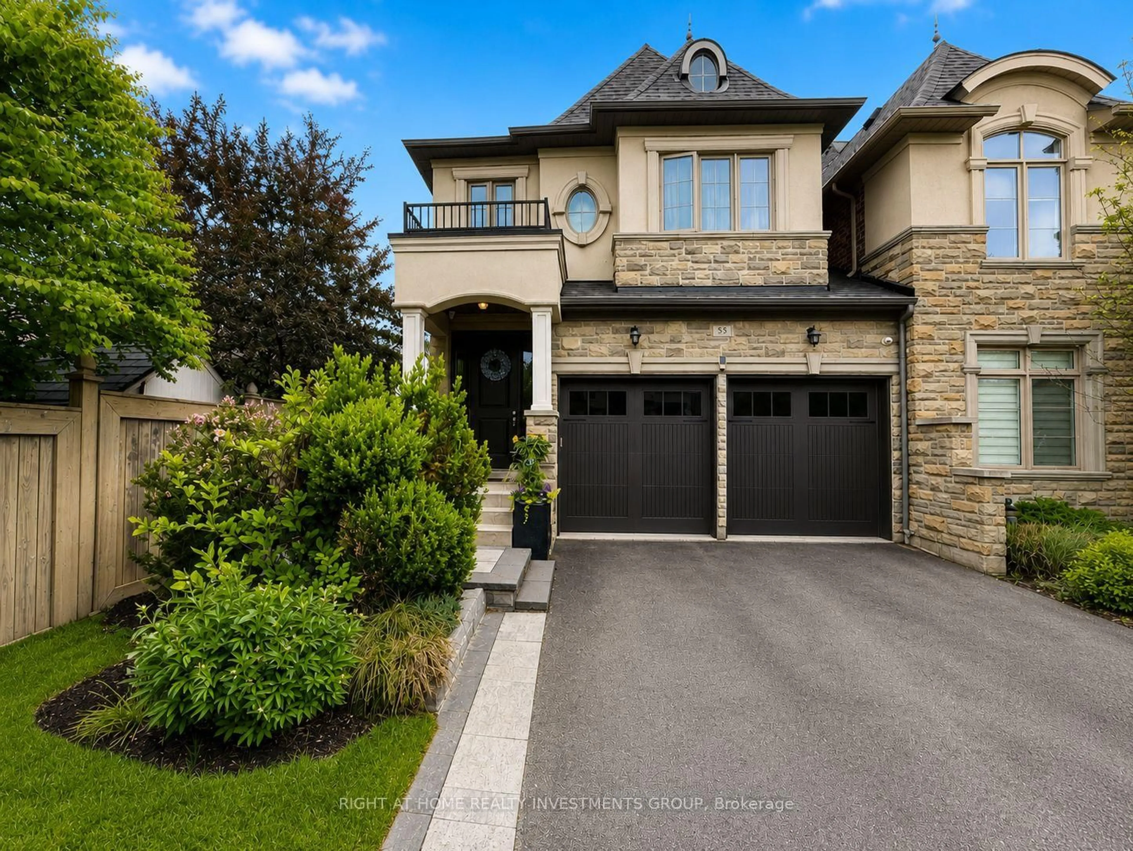Home with brick exterior material, street for 55 Robert Berry Cres, King Ontario L7B 0M6