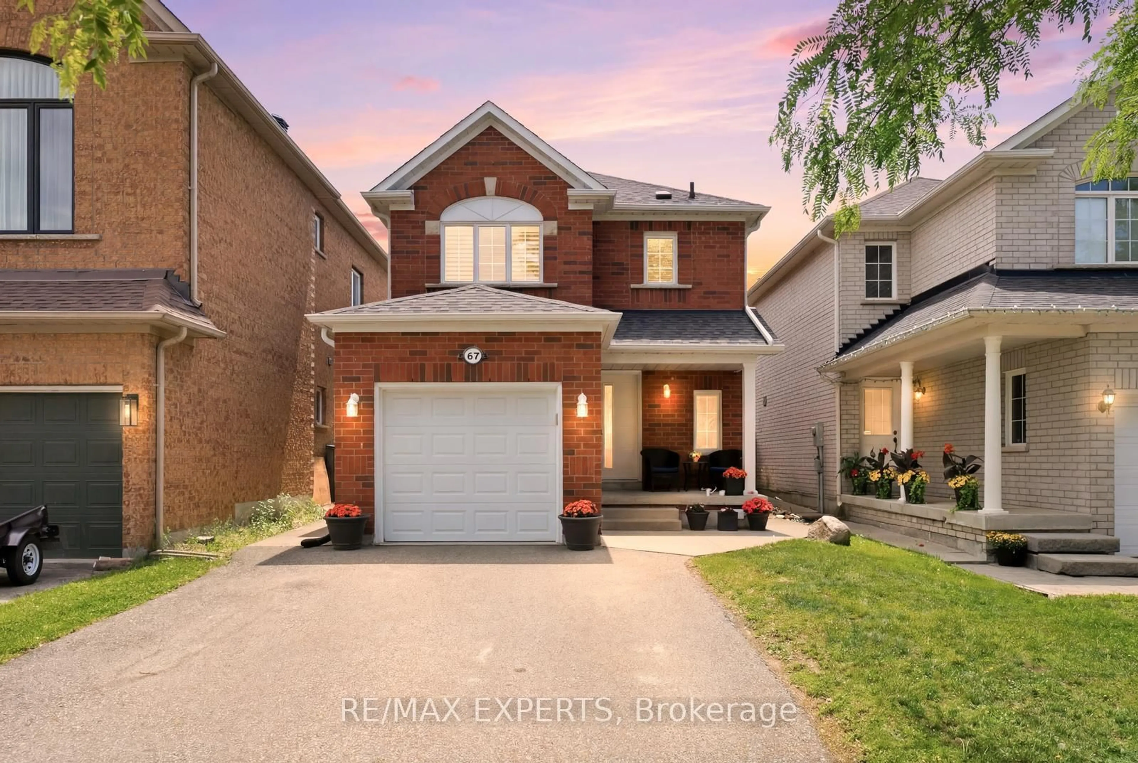 Home with brick exterior material, street for 67 Seafield Rd, Vaughan Ontario L6A 2H5