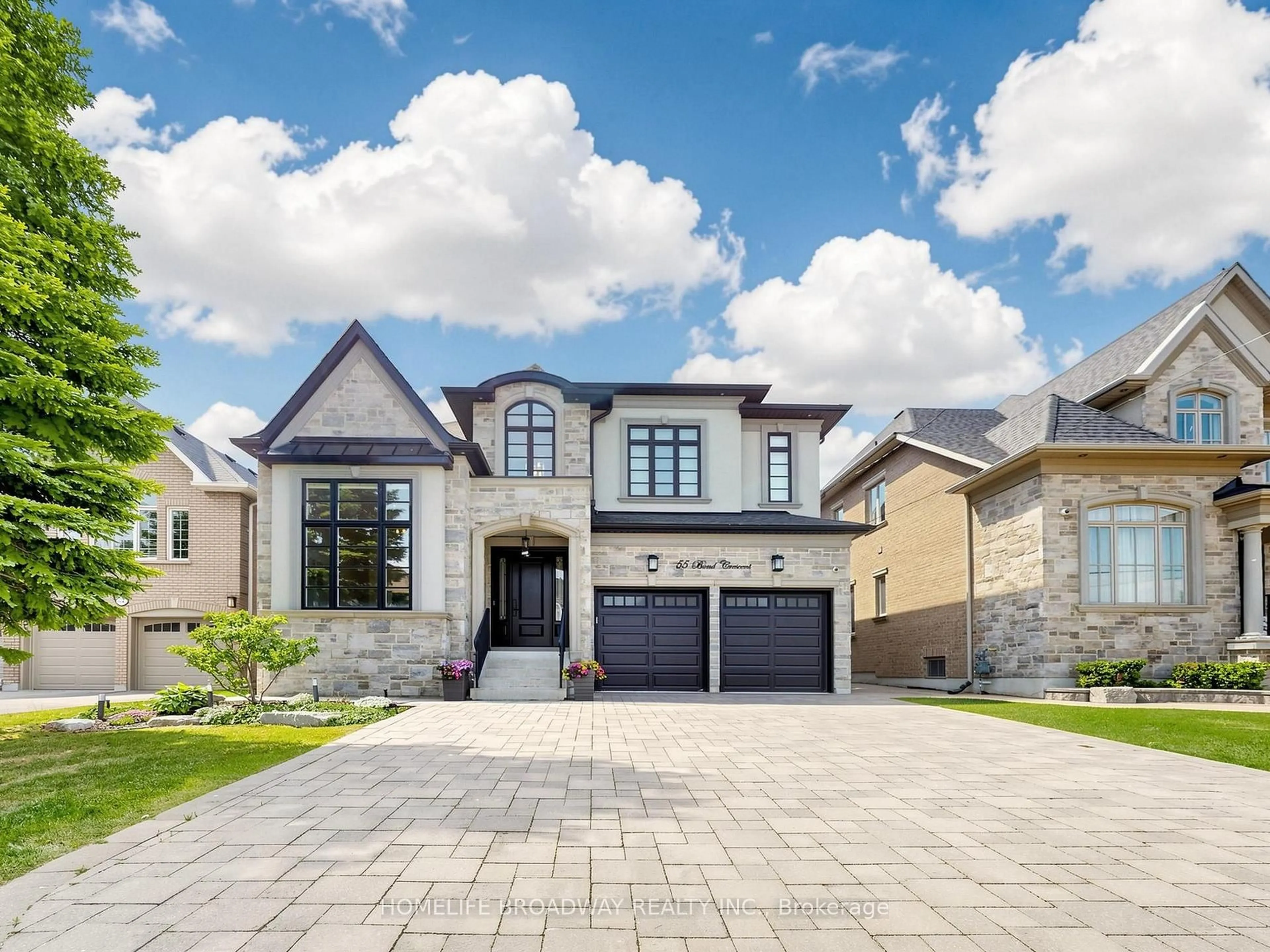 Home with brick exterior material, street for 55 Bond Cres, Richmond Hill Ontario L4E 3K5