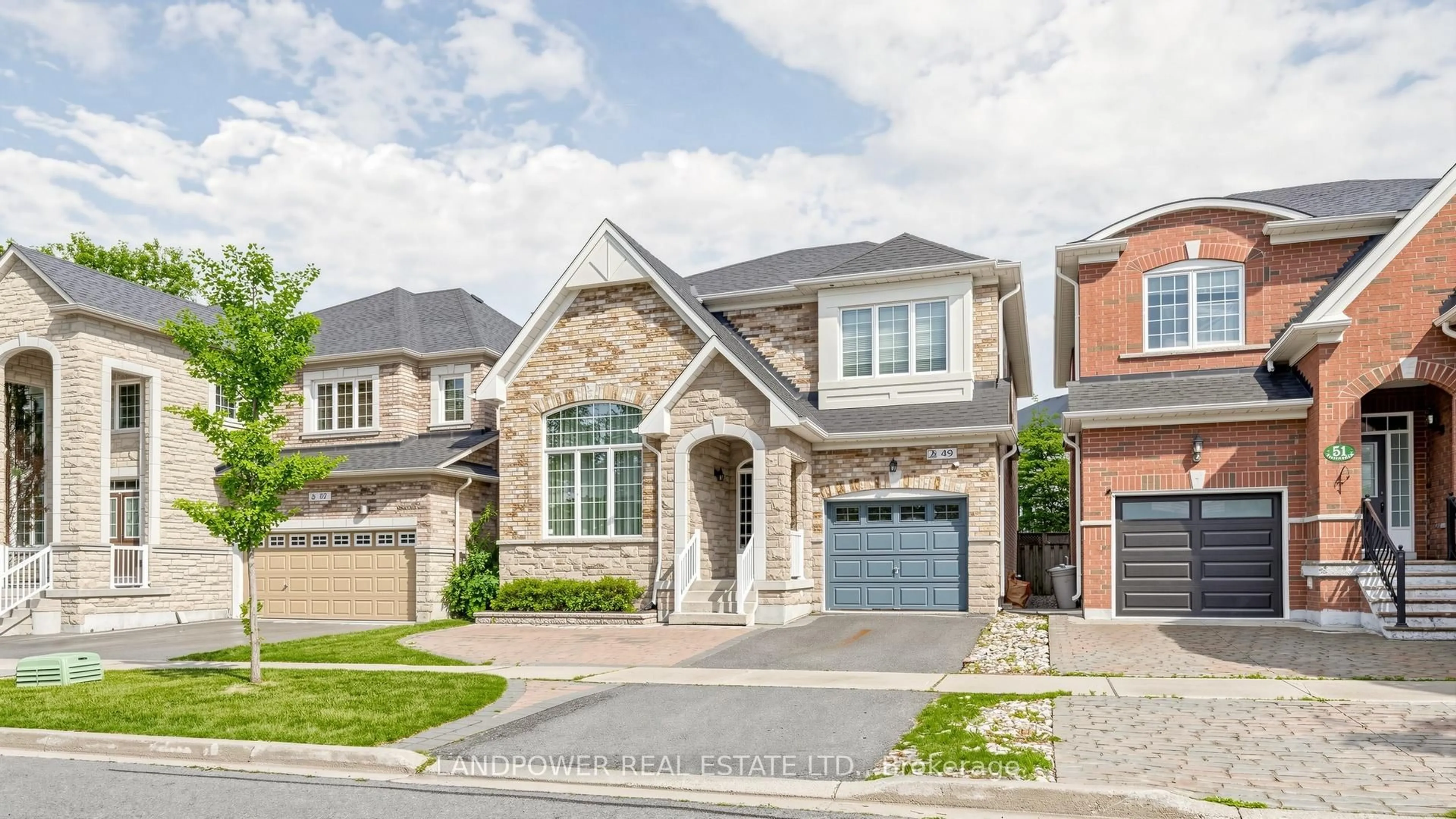 Home with brick exterior material, street for 49 Winter Creek Cres, Markham Ontario L6C 3E3