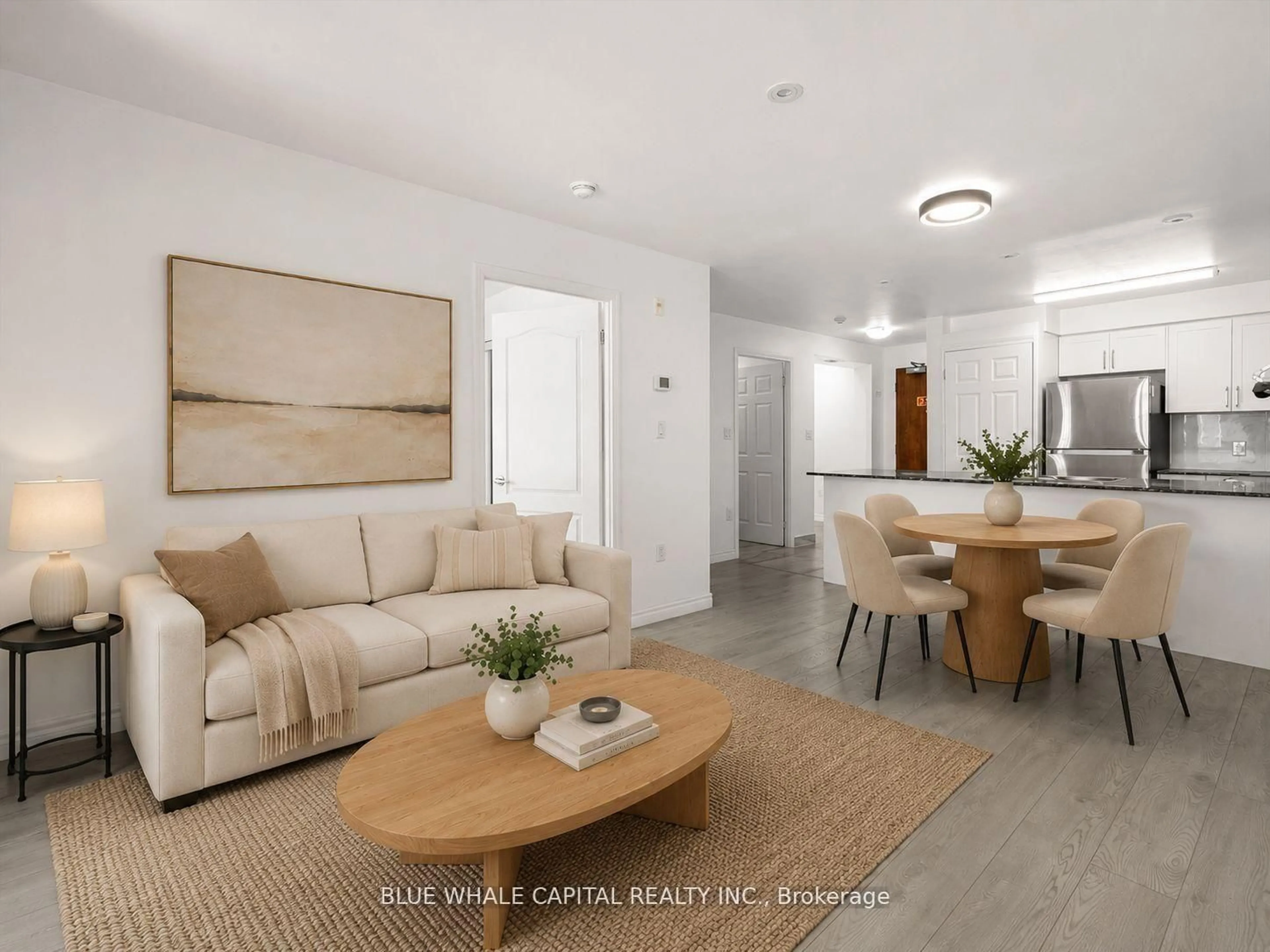 Living room with furniture, unknown for 4600 Steeles Ave #202, Markham Ontario L3R 5J1