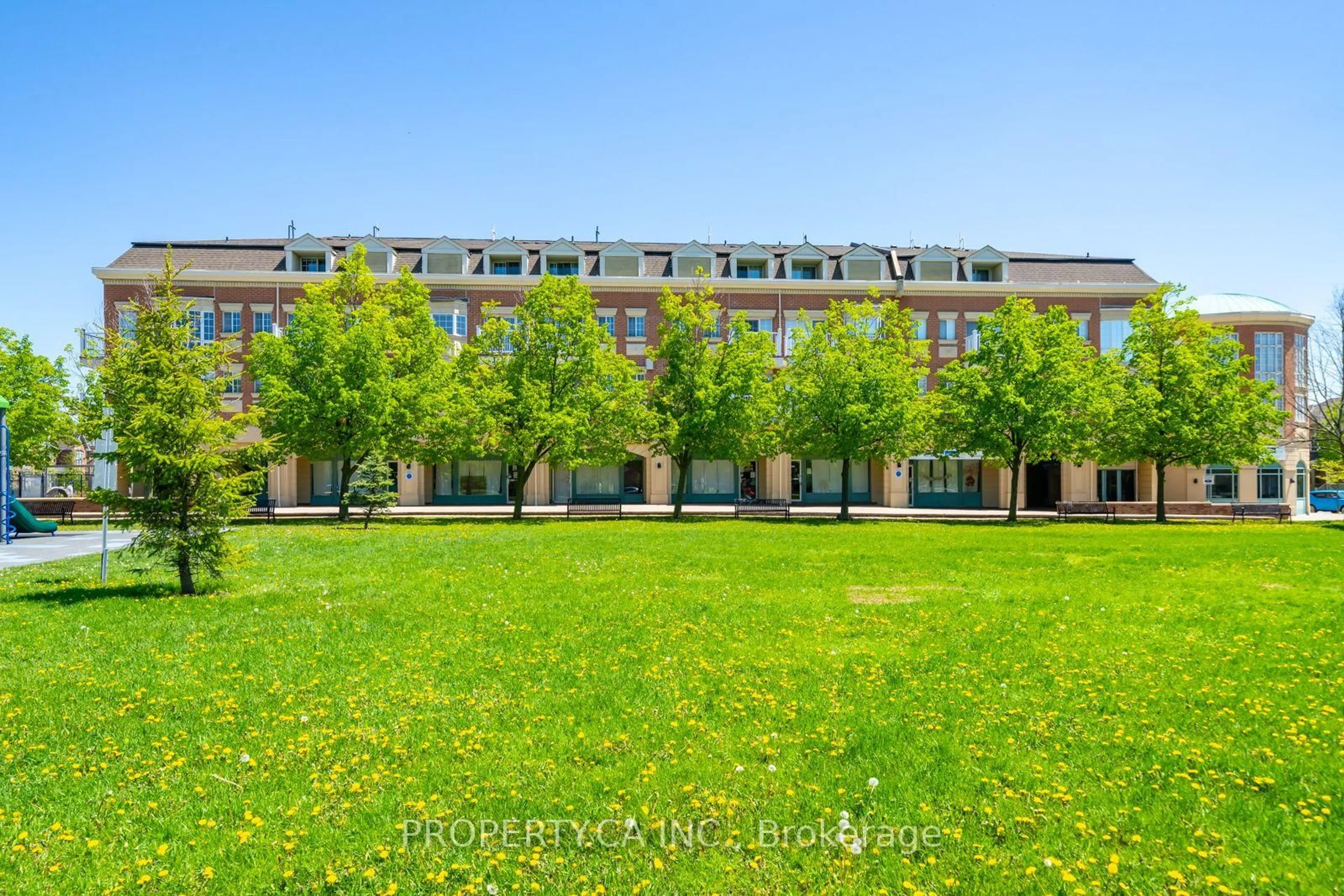 A pic from outside/outdoor area/front of a property/back of a property/a pic from drone, building for 15 Cornell Meadows Ave #A206, Markham Ontario L6B 1B6