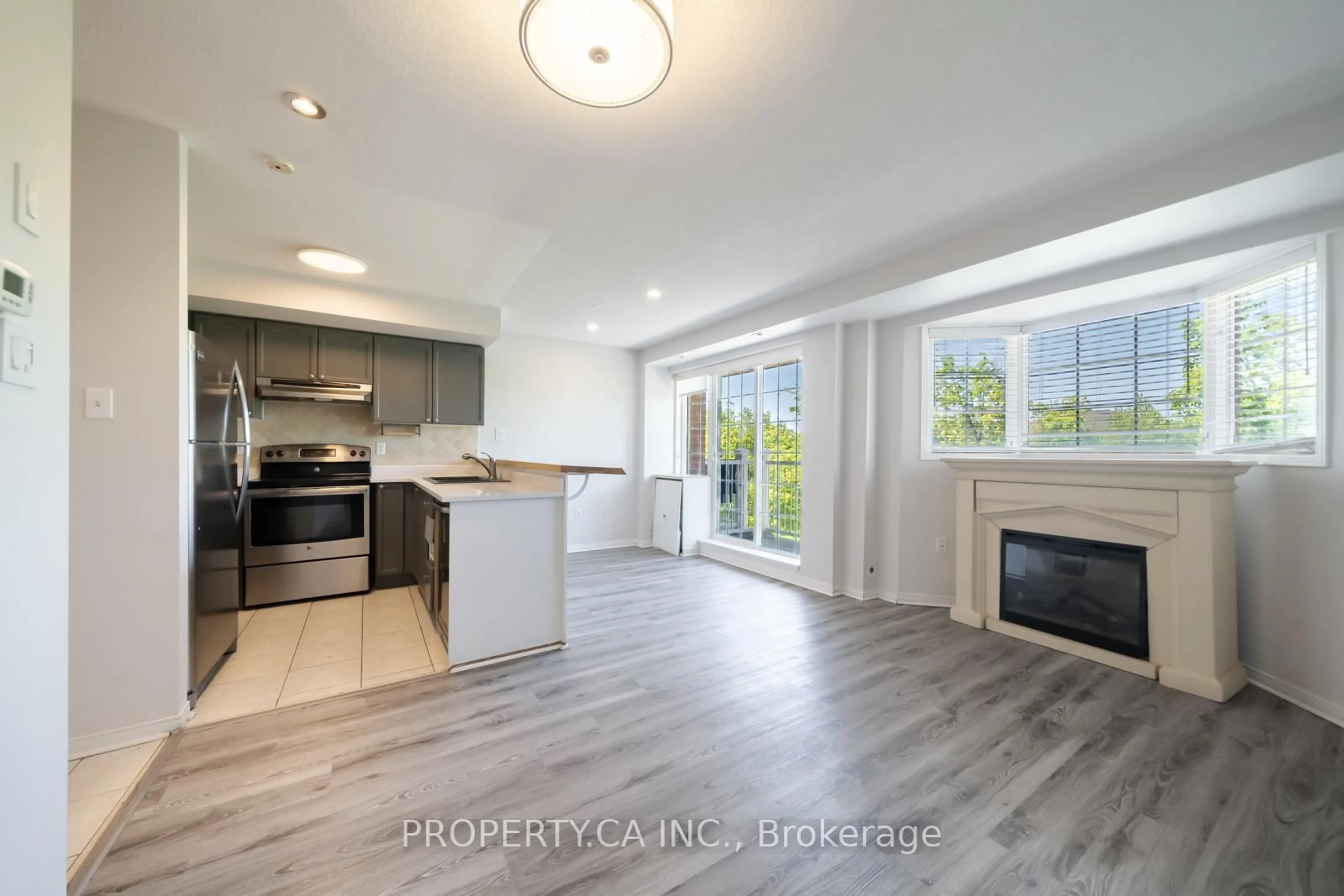 Open concept kitchen, unknown for 15 Cornell Meadows Ave #A206, Markham Ontario L6B 1B6