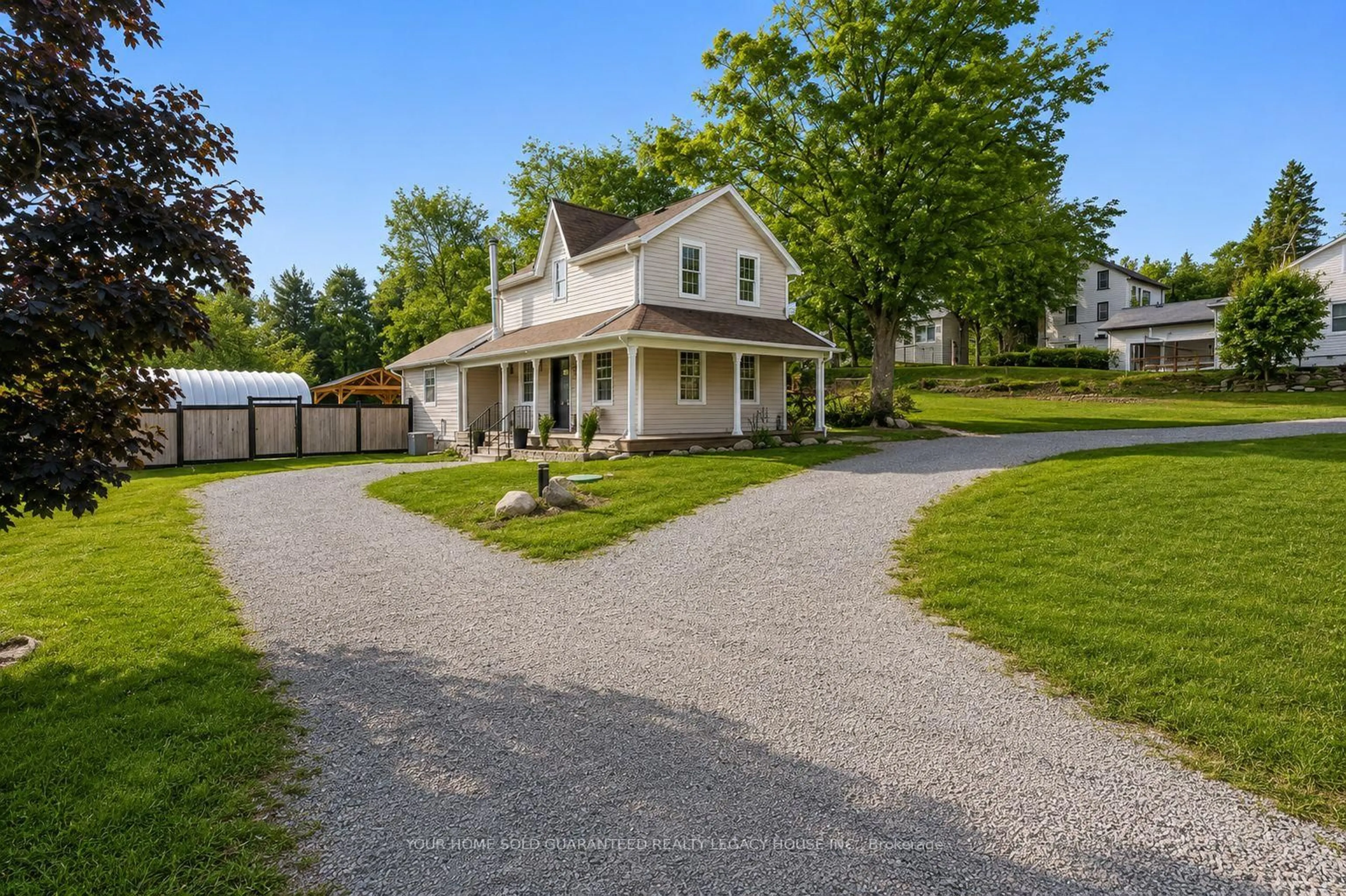 A pic from outside/outdoor area/front of a property/back of a property/a pic from drone, street for 3740 Simcoe County Road 27, Bradford West Gwillimbury Ontario L3Z 3X2