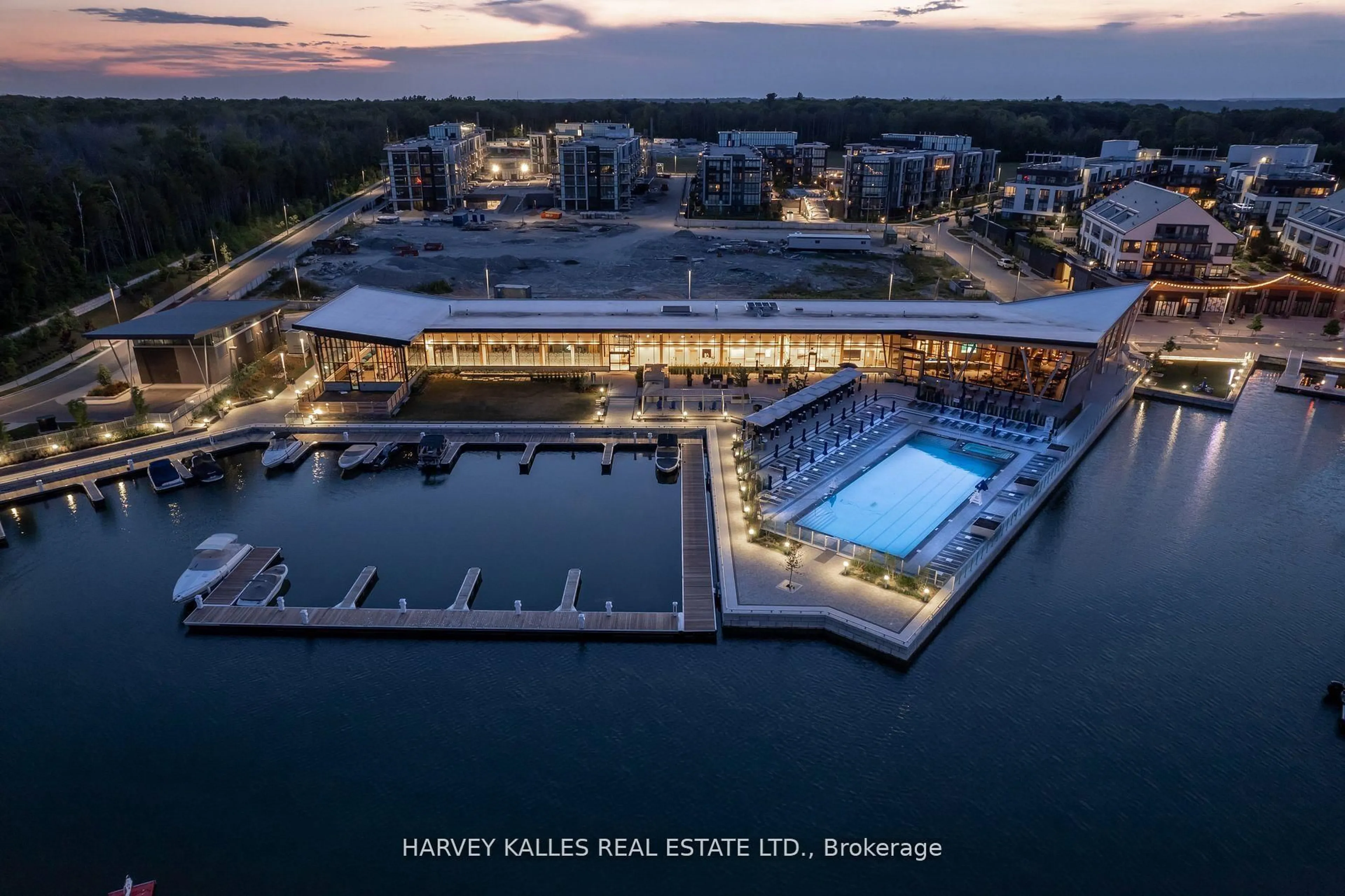 A pic from outside/outdoor area/front of a property/back of a property/a pic from drone, water/lake/river/ocean view for 3730 Mangusta Crt, Innisfil Ontario L9S 0L5