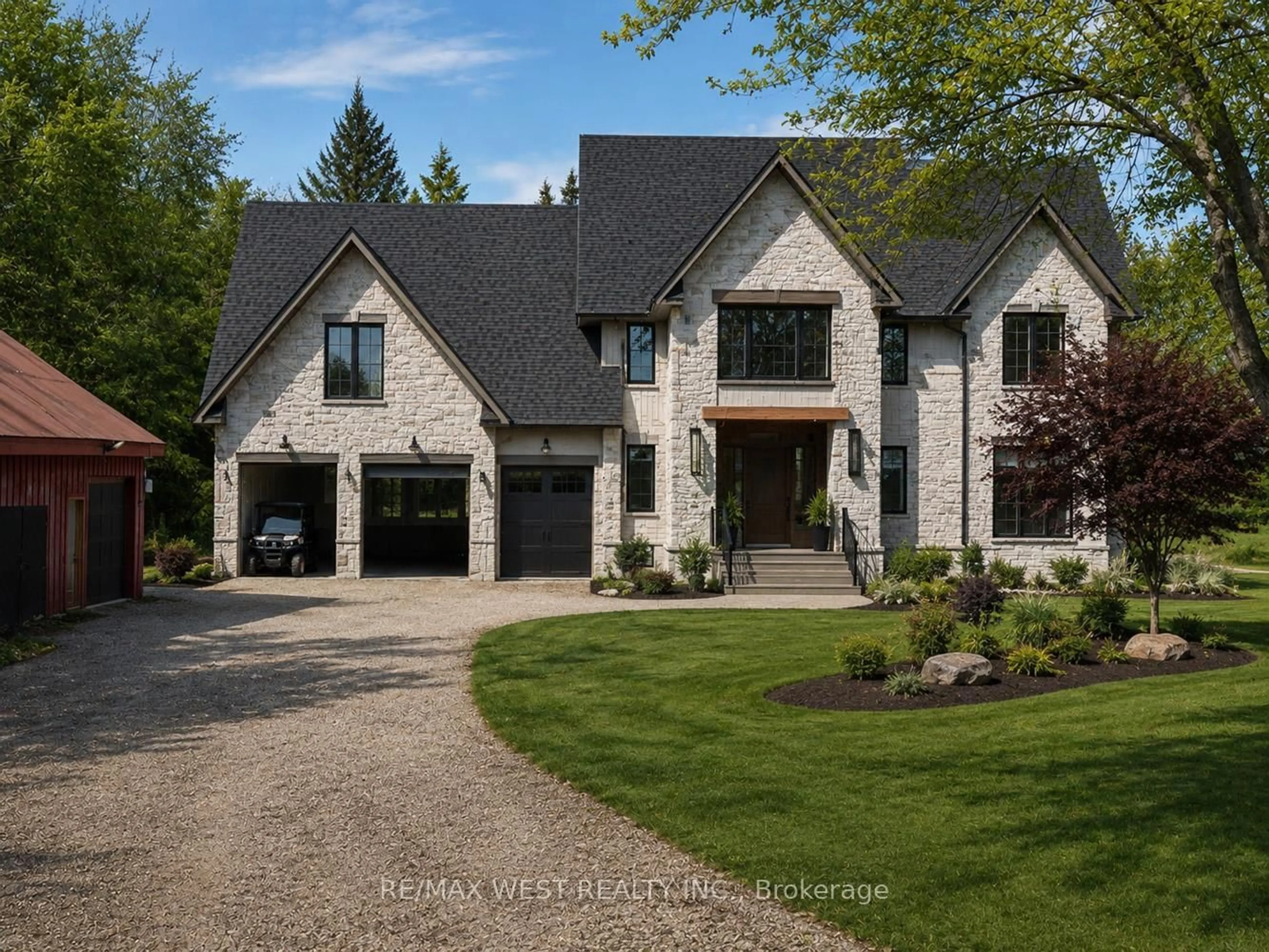 Home with brick exterior material, street for 4535 Sideroad 20, New Tecumseth Ontario L3V 6H7