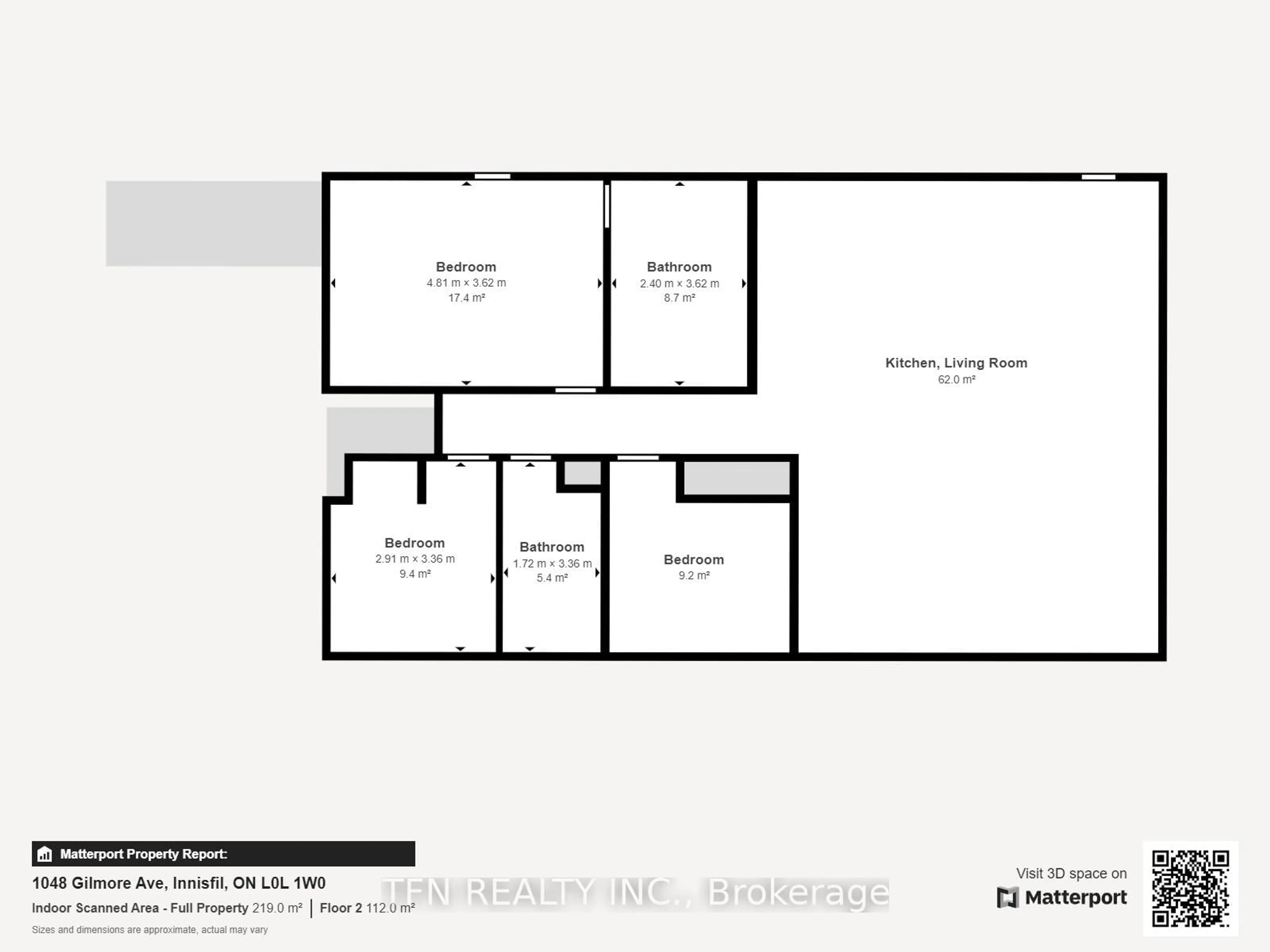 Floor plan for 1048 Gilmore Ave, Innisfil Ontario L0L 1W0