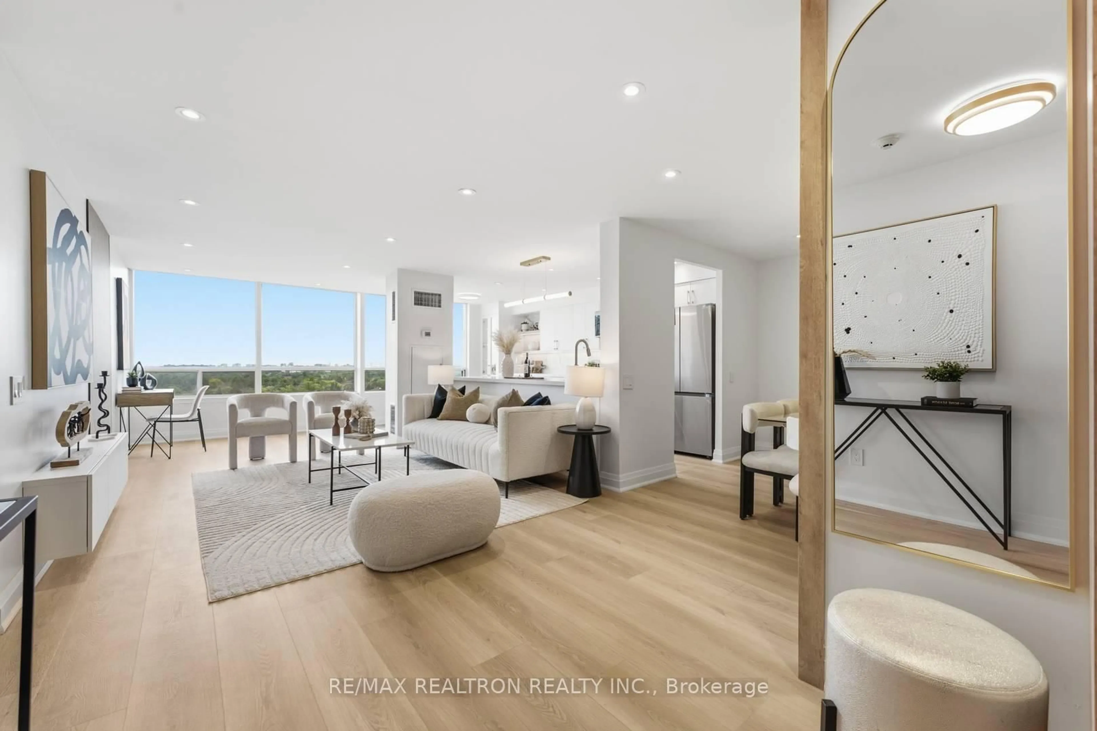 Living room with furniture, unknown for 110 Promenade Circ #805, Vaughan Ontario L4J 7W8