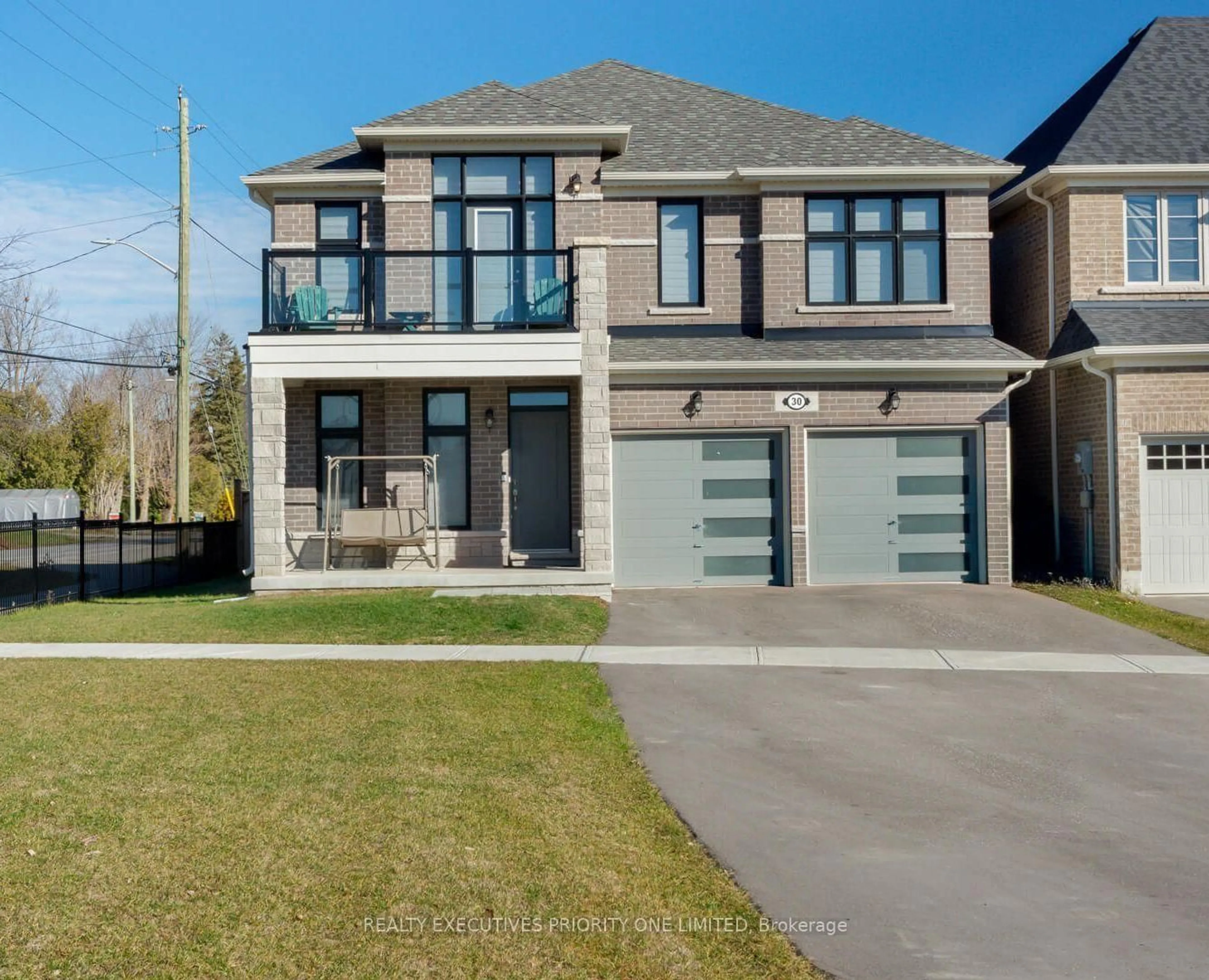 Home with brick exterior material, street for 30 Sam Battaglia Cres, Georgina Ontario L0E 1R0