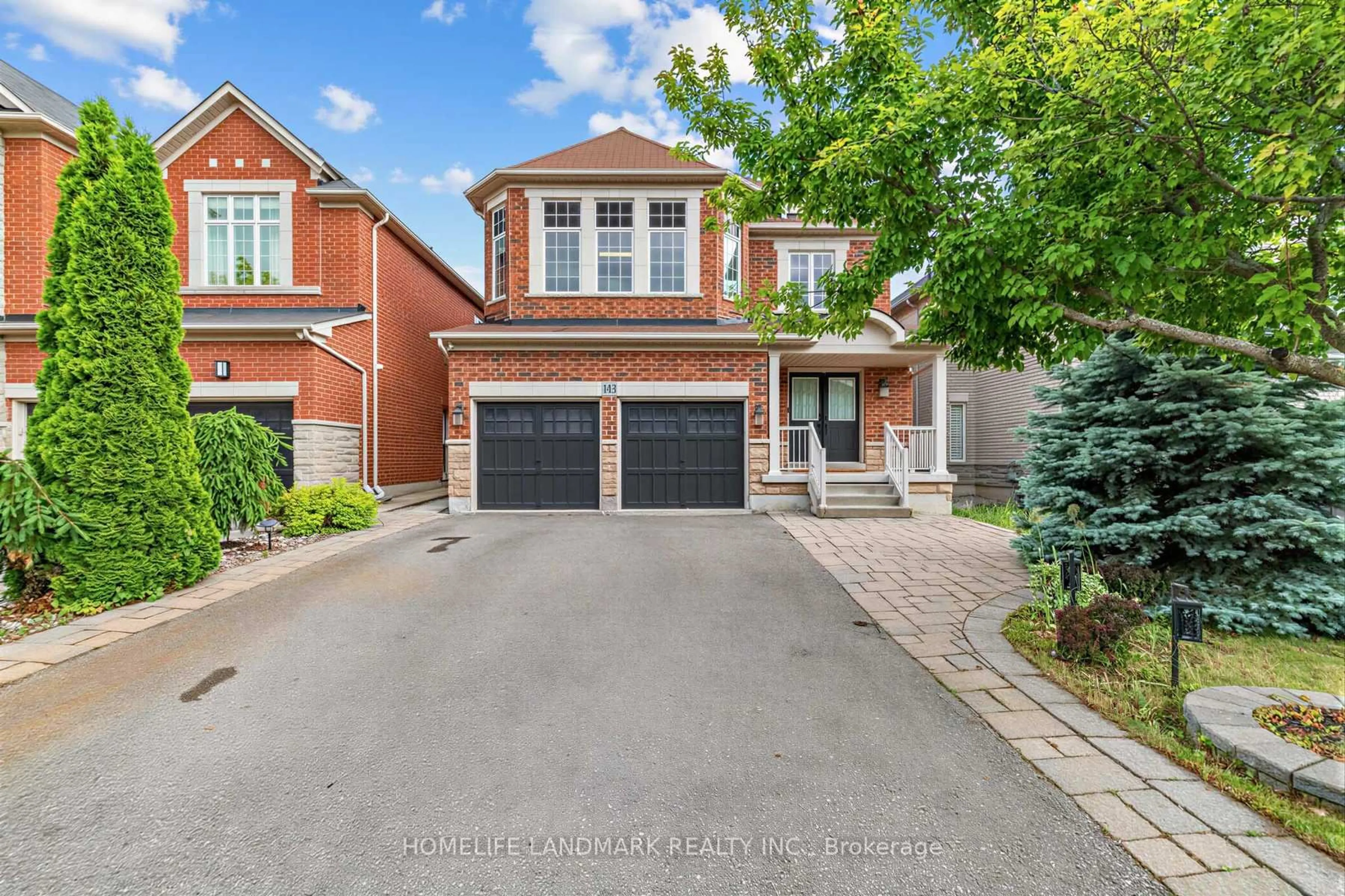 Home with brick exterior material, street for 143 Shelbourne Dr, Vaughan Ontario L4H 0V2