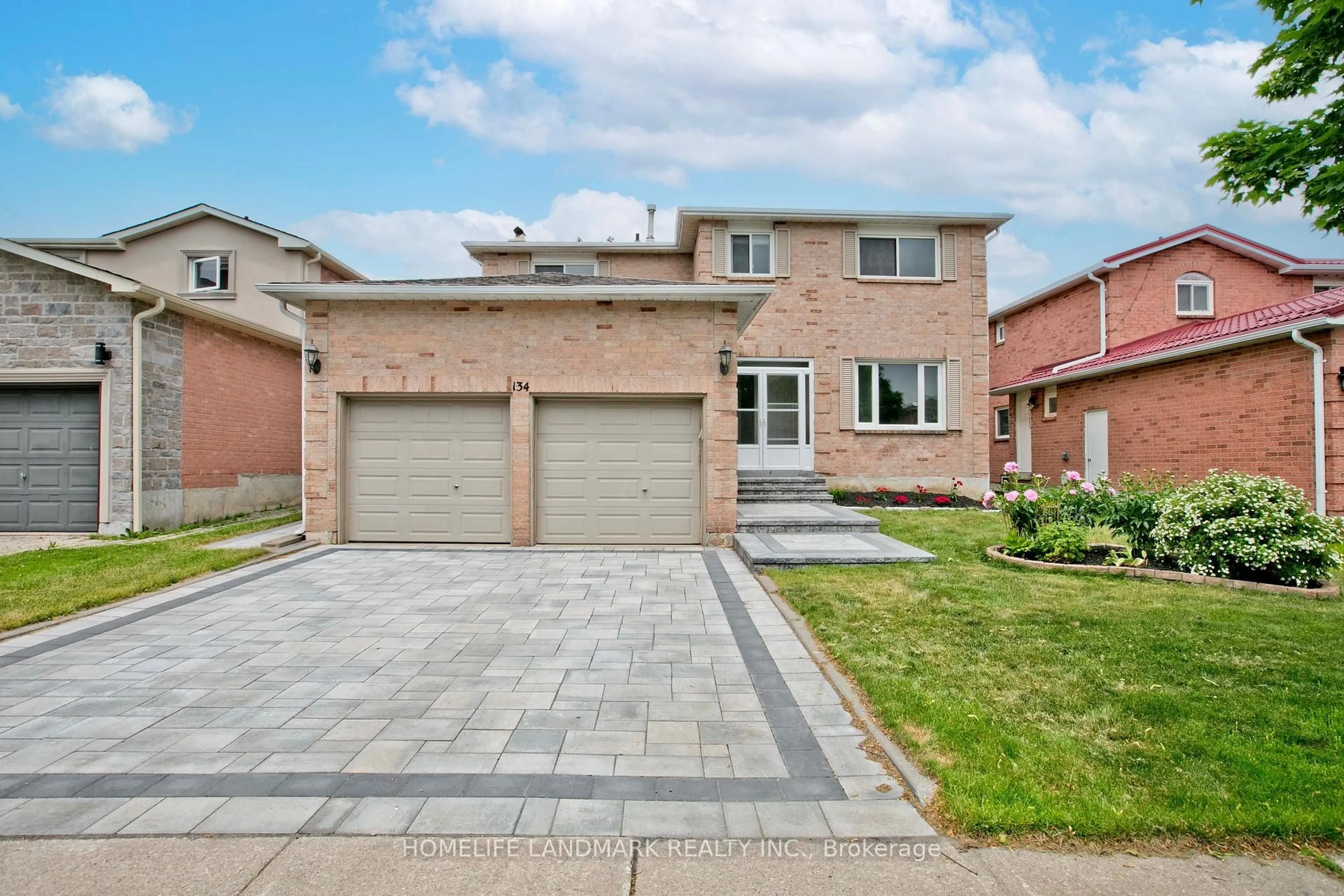 Home with brick exterior material, street for 134 Cooperage Cres, Richmond Hill Ontario L4C 9L7
