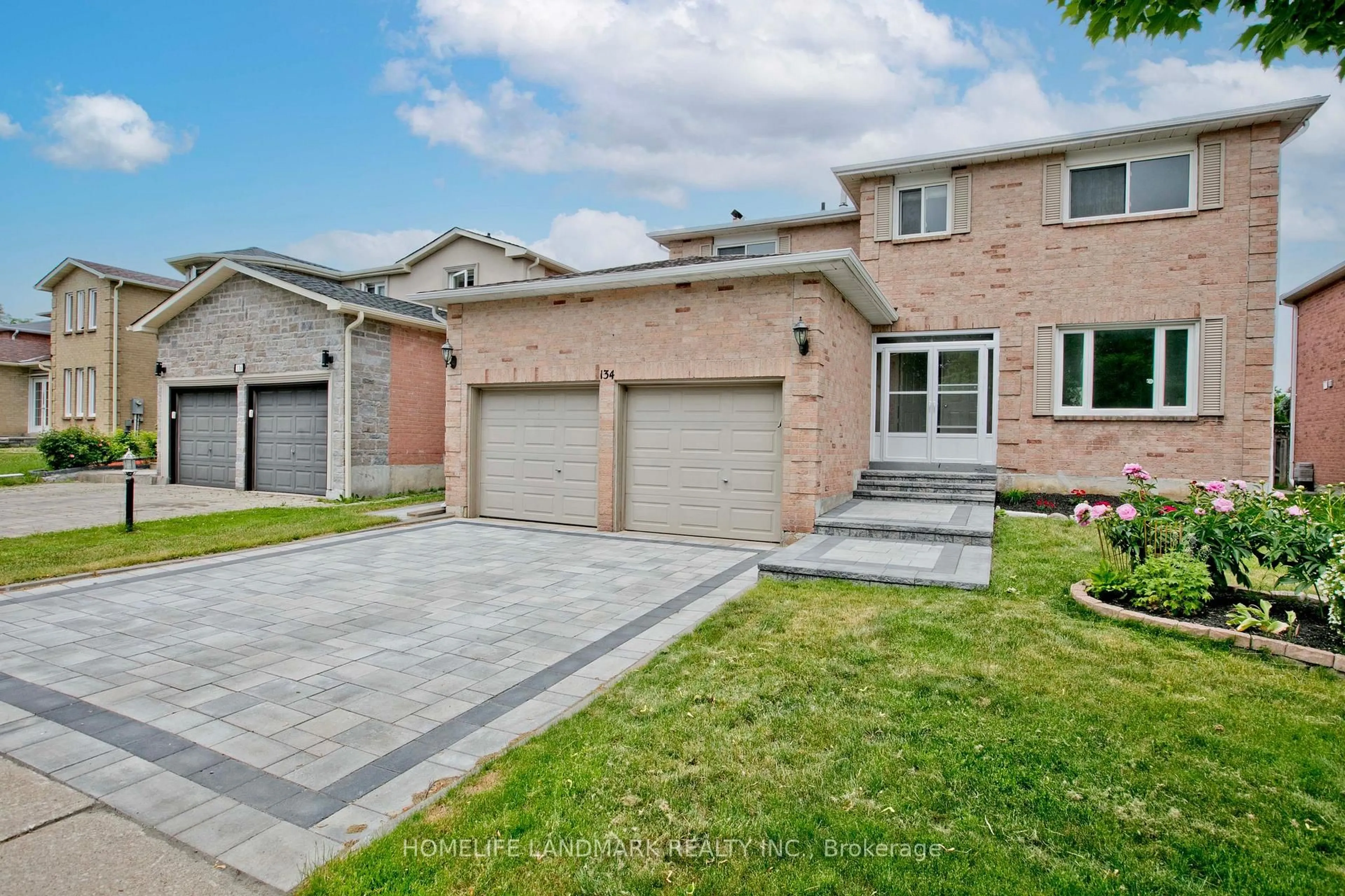 Home with brick exterior material, street for 134 Cooperage Cres, Richmond Hill Ontario L4C 9L7