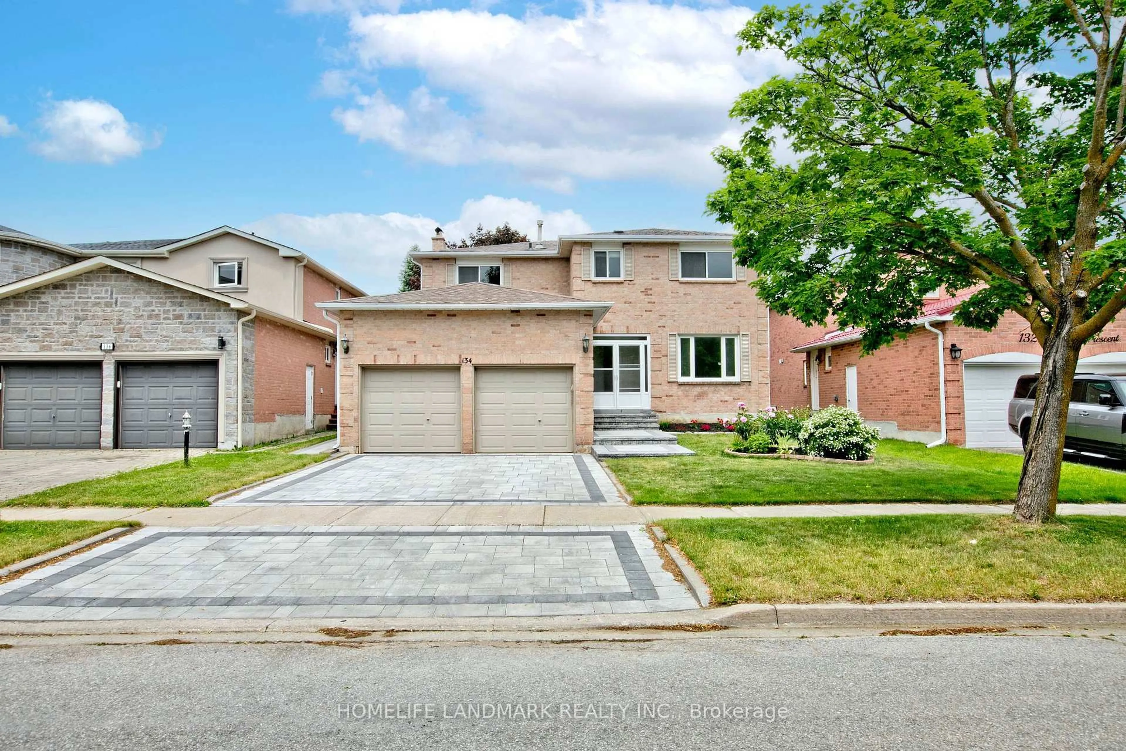 Home with brick exterior material, street for 134 Cooperage Cres, Richmond Hill Ontario L4C 9L7