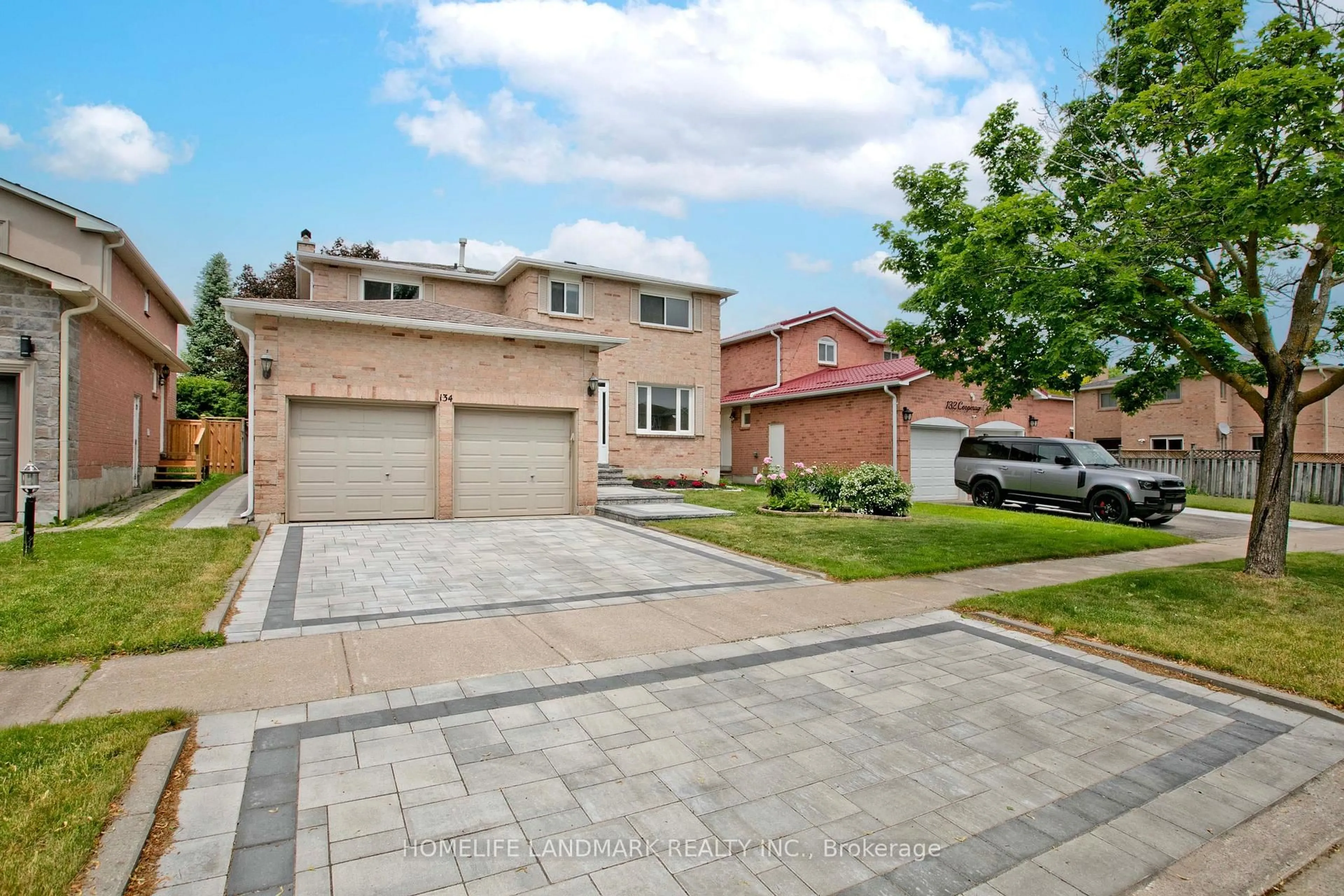 Home with brick exterior material, street for 134 Cooperage Cres, Richmond Hill Ontario L4C 9L7