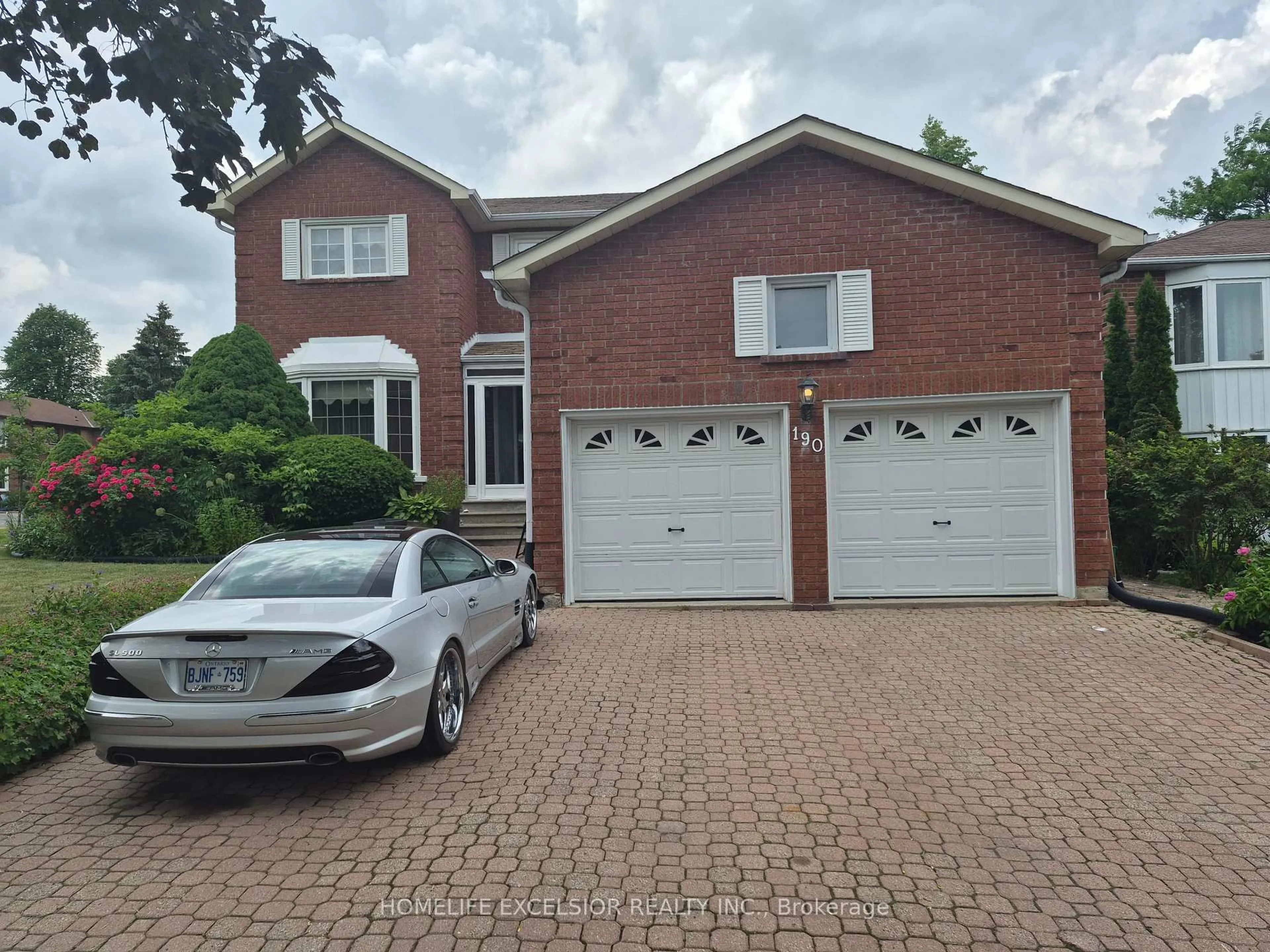 Home with brick exterior material, street for 190 Raymerville Dr, Markham Ontario L3P 6S8