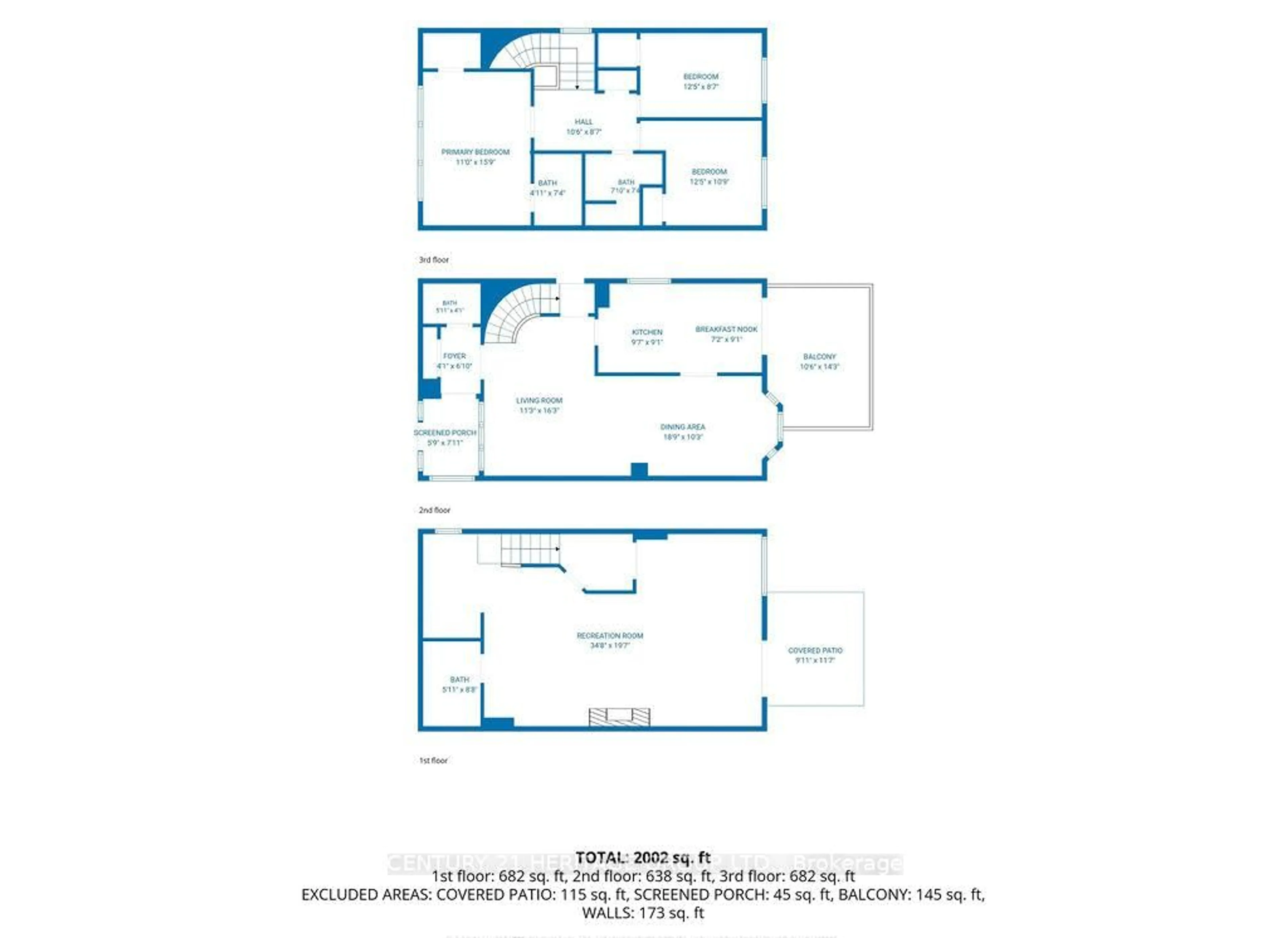 Floor plan for 49 Gray Cres, Richmond Hill Ontario L4C 5V4