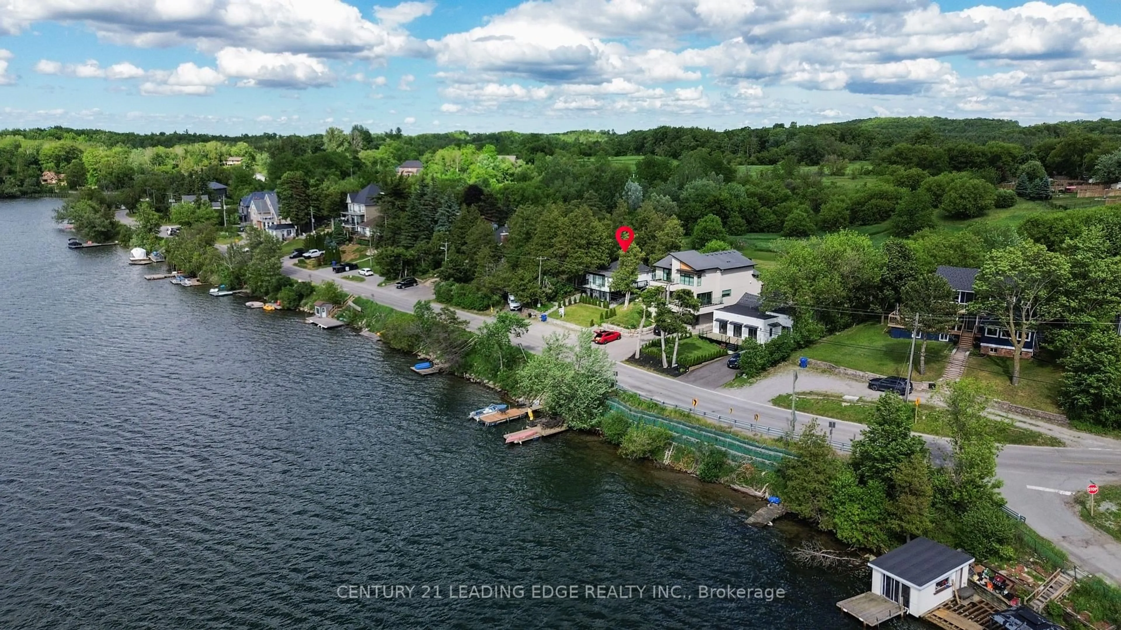 A pic from outside/outdoor area/front of a property/back of a property/a pic from drone, water/lake/river/ocean view for 14703 Ninth Line, Whitchurch-Stouffville Ontario L4A 7X3