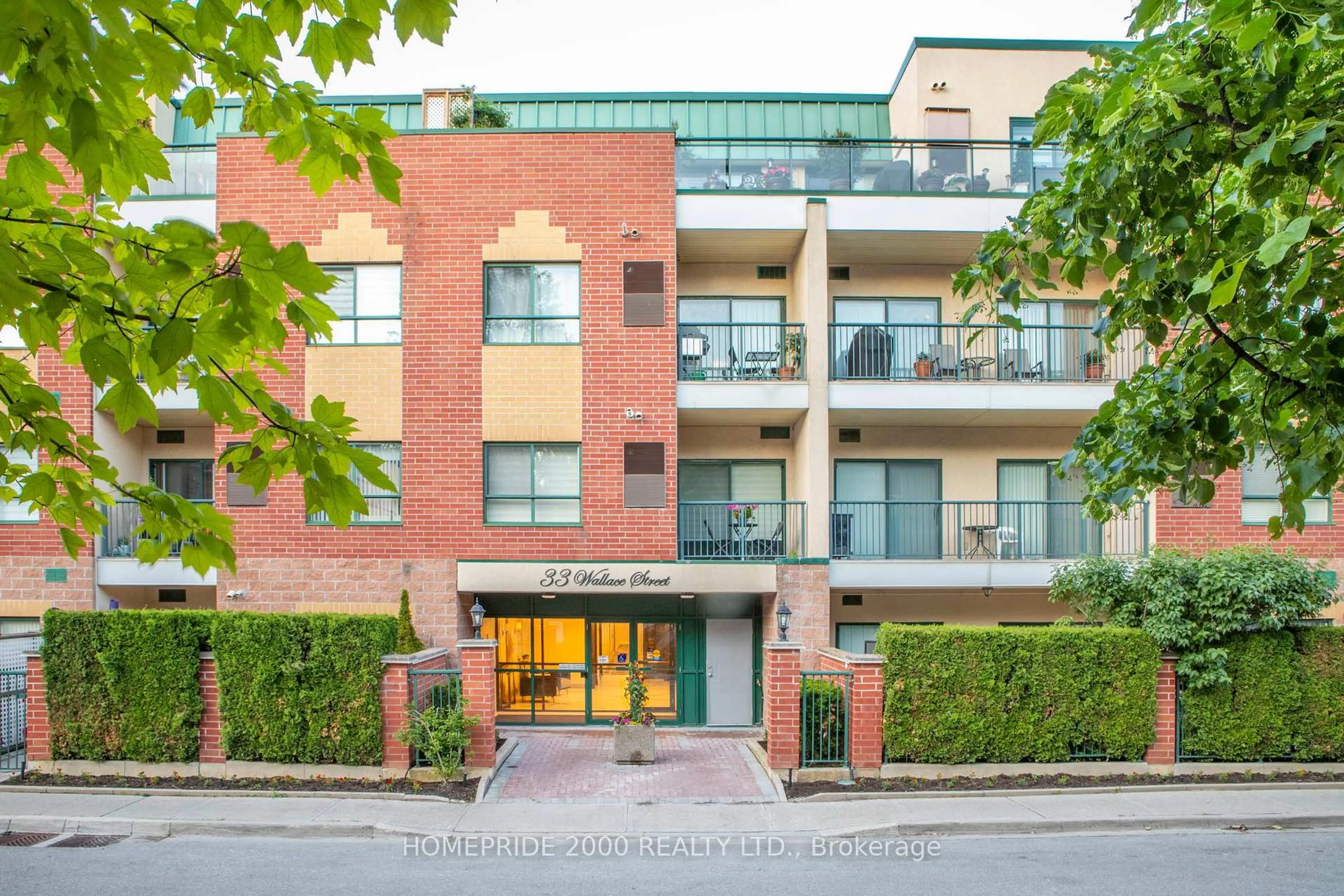 Home with brick exterior material, building for 33 Wallace St #203, Vaughan Ontario L4L 2P2