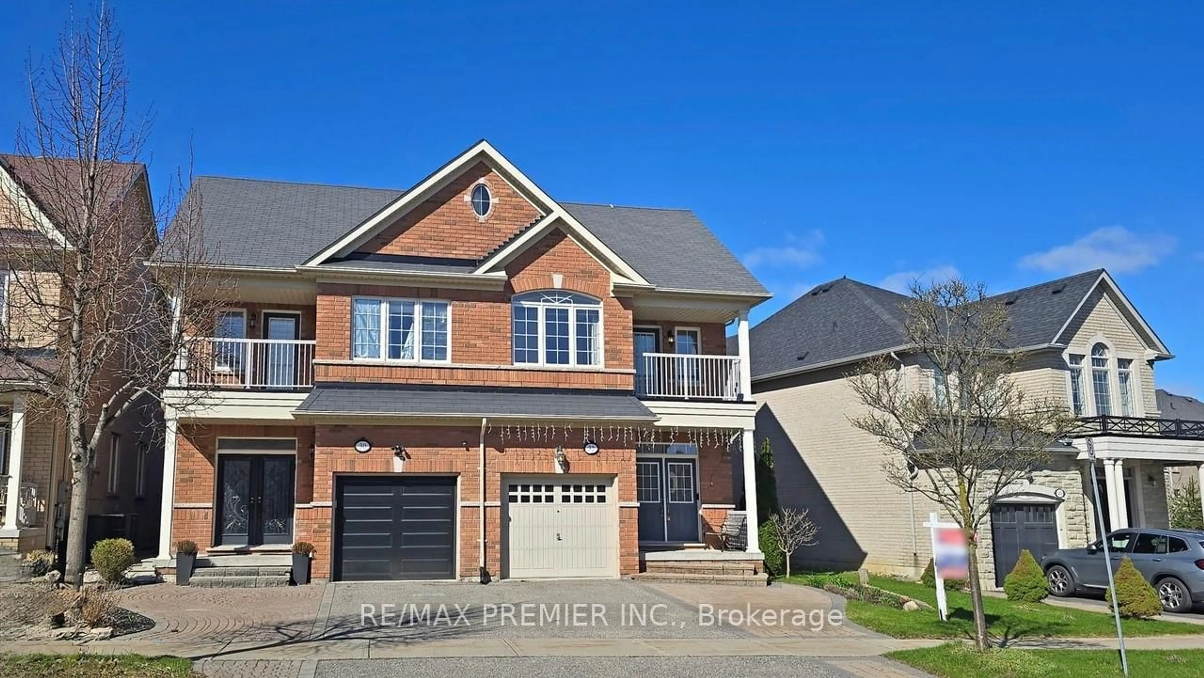 Home with brick exterior material, street for 32 Blue Grouse Rd, Vaughan Ontario L6A 4B9