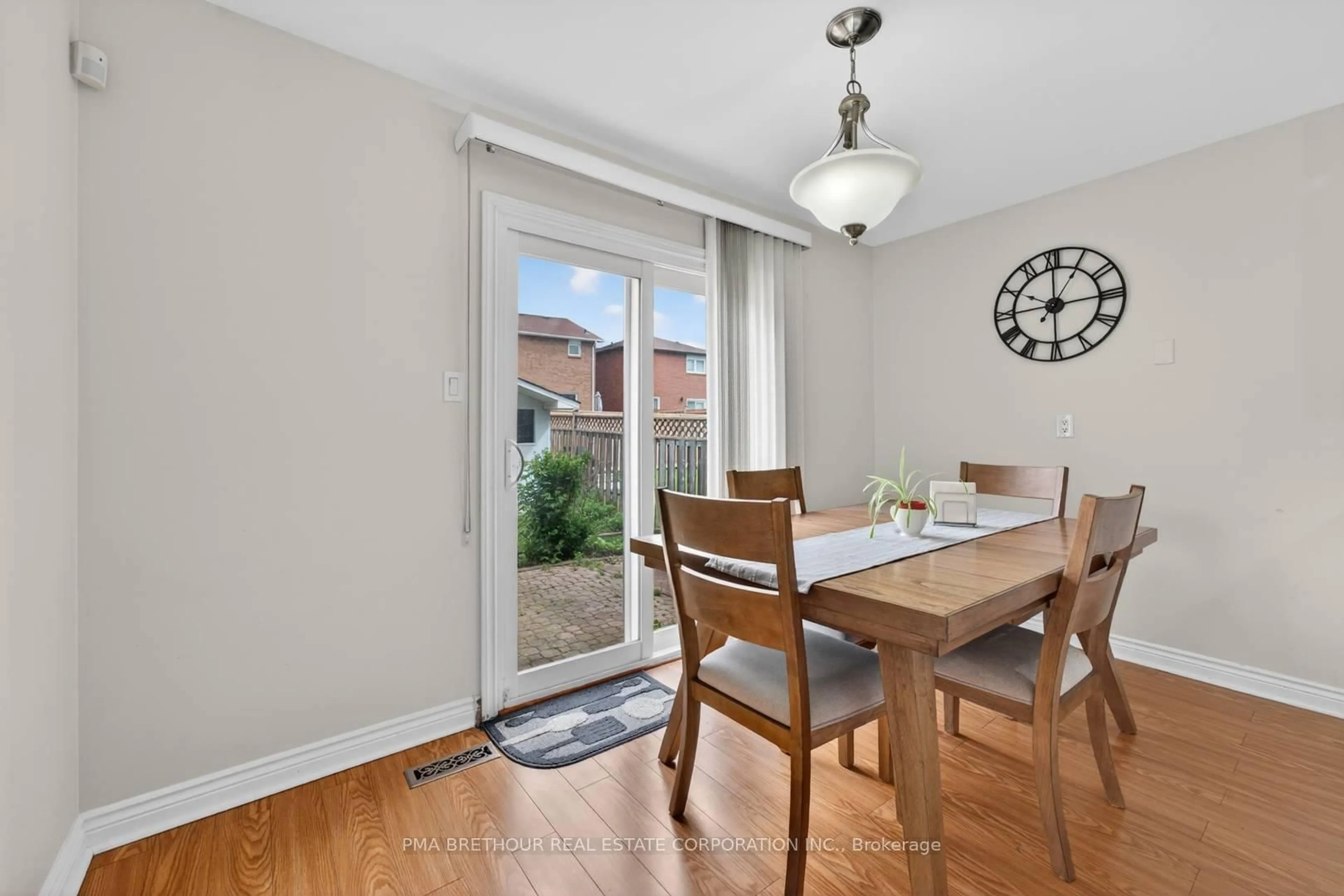 Dining room, wood/laminate floor for 50 Patna Cres, Vaughan Ontario L6A 1N6