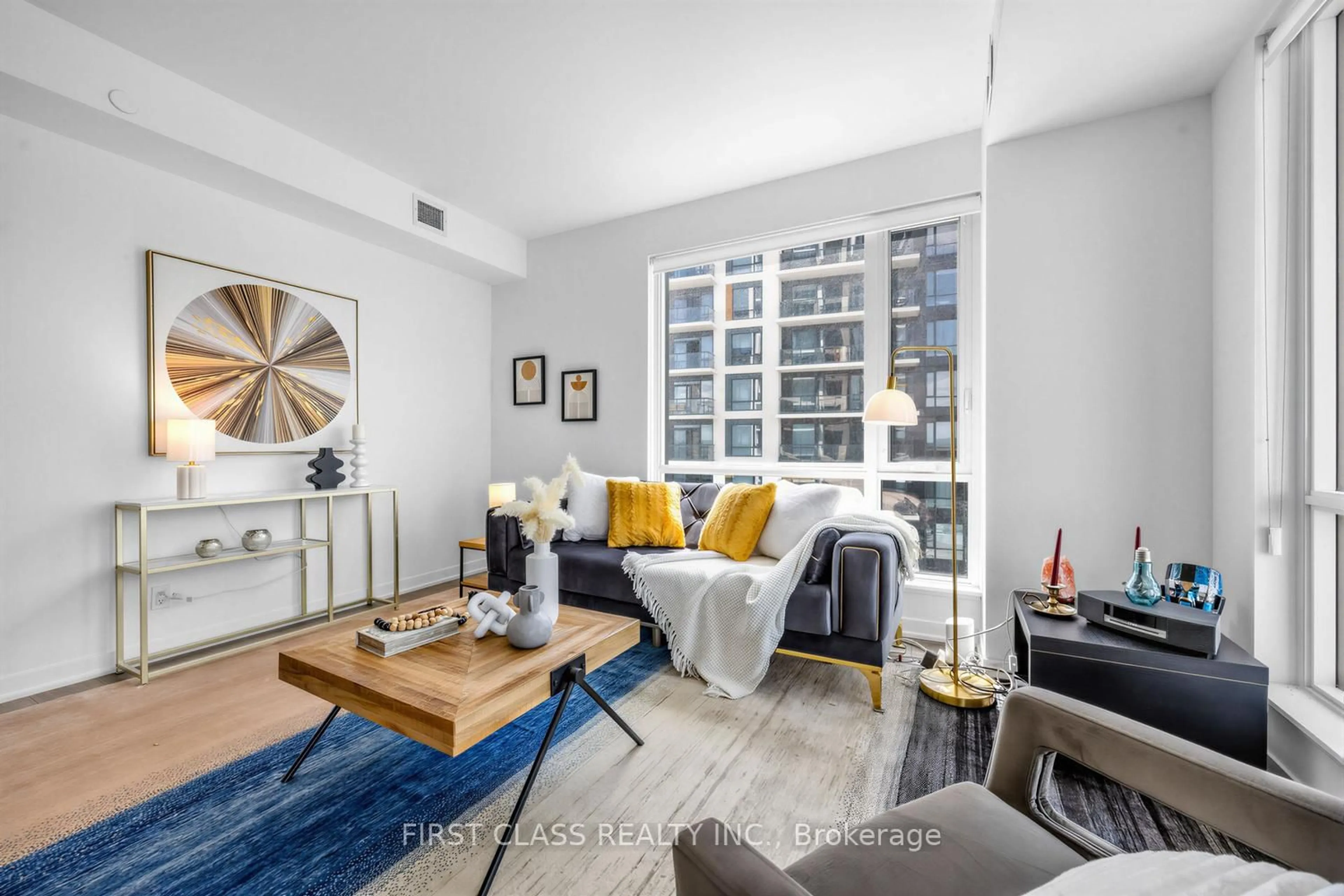 Living room with furniture, unknown for 7950 Bathurst St #1111, Vaughan Ontario L4J 0L4