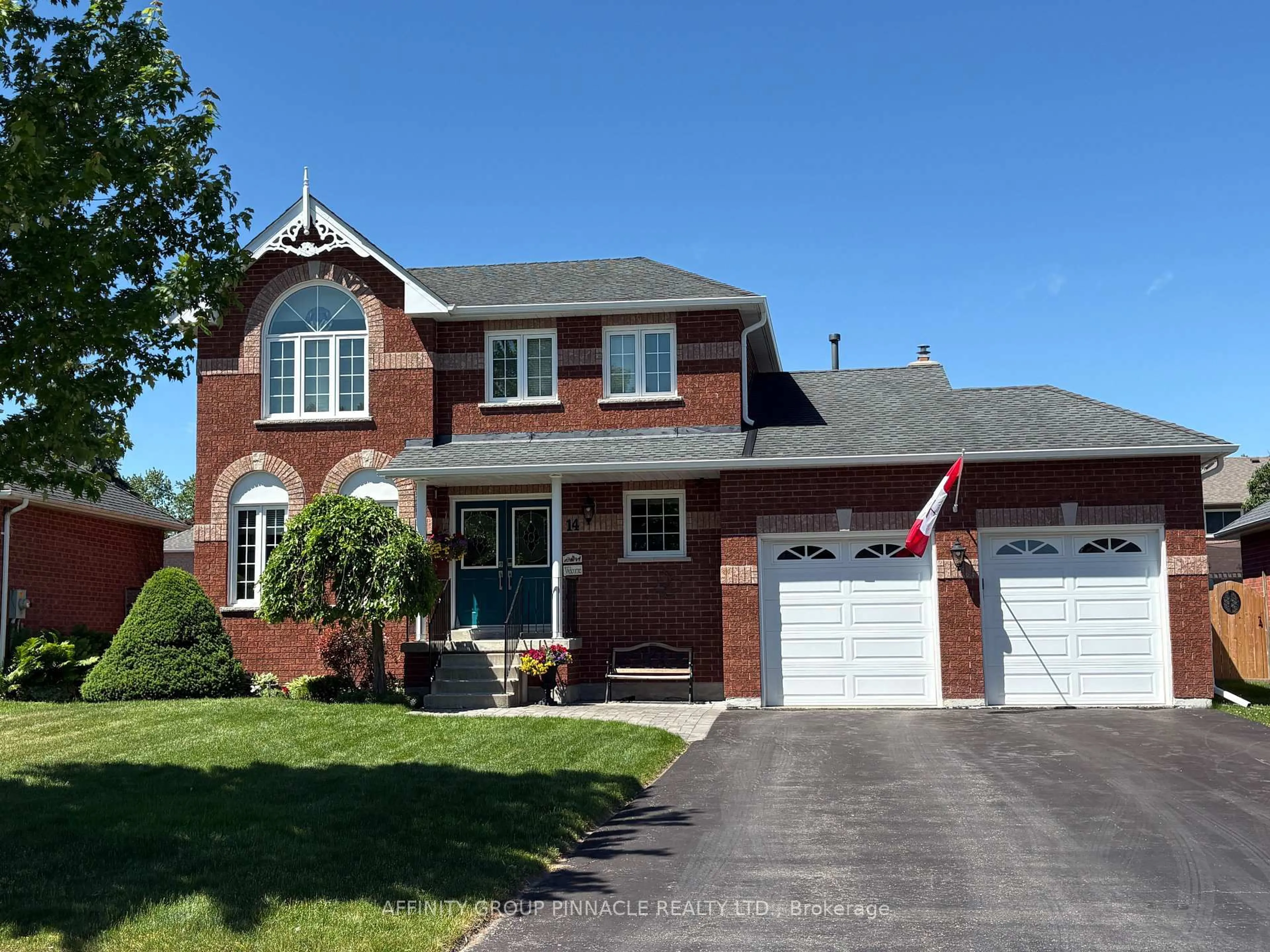 Home with brick exterior material, street for 14 Remion Cres, Uxbridge Ontario L9P 1V3