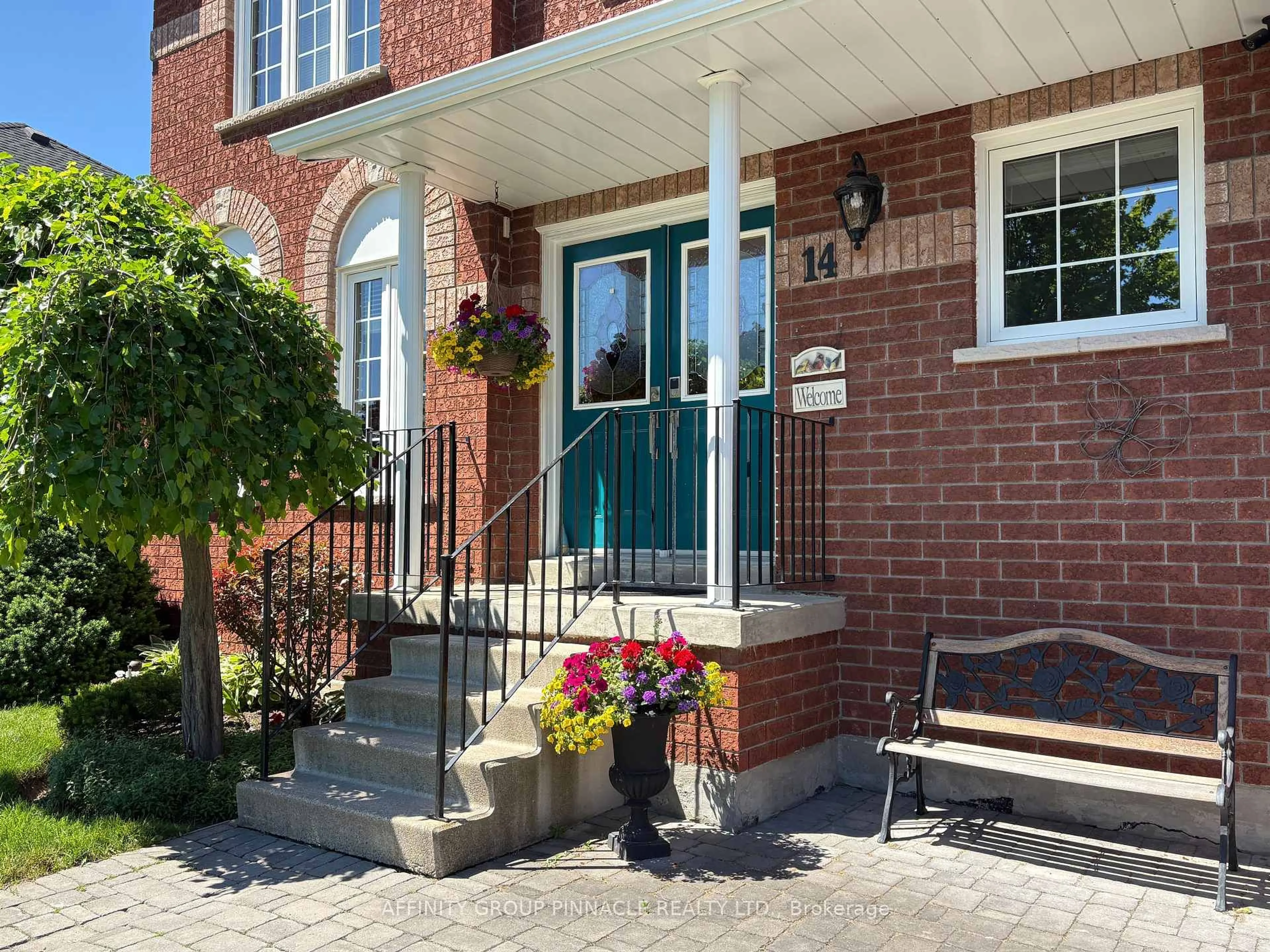 Home with brick exterior material, street for 14 Remion Cres, Uxbridge Ontario L9P 1V3