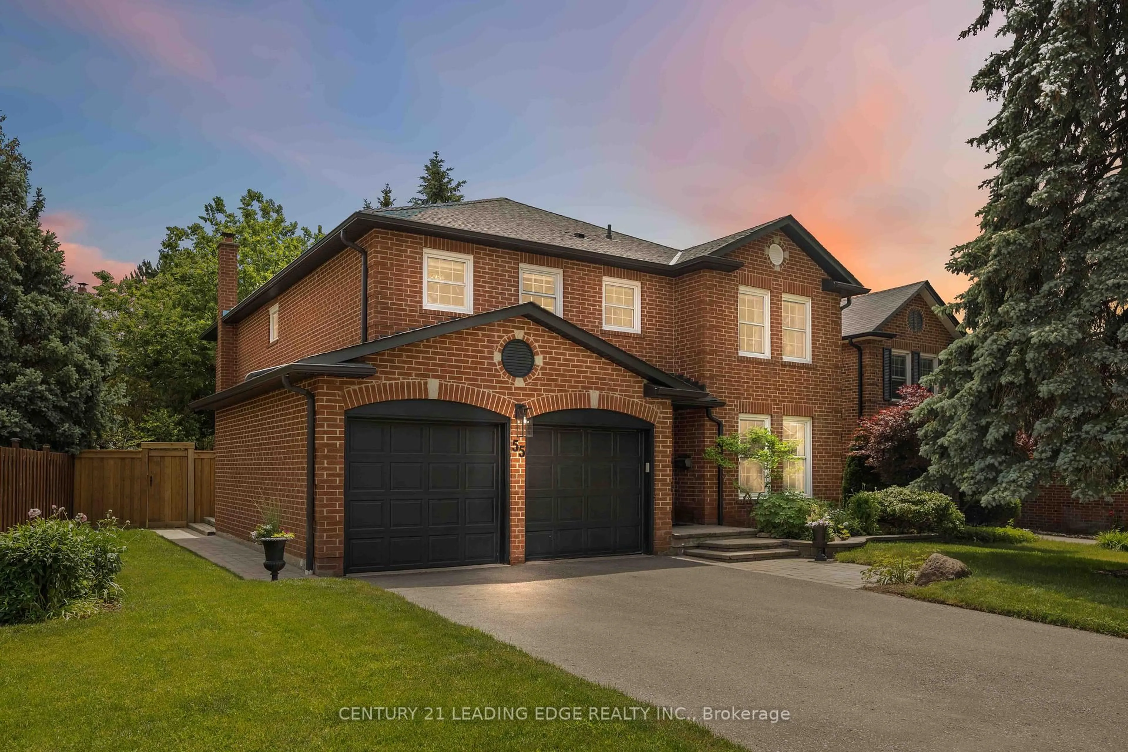 Home with brick exterior material, street for 55 McCarty Cres, Markham Ontario L3P 4R5