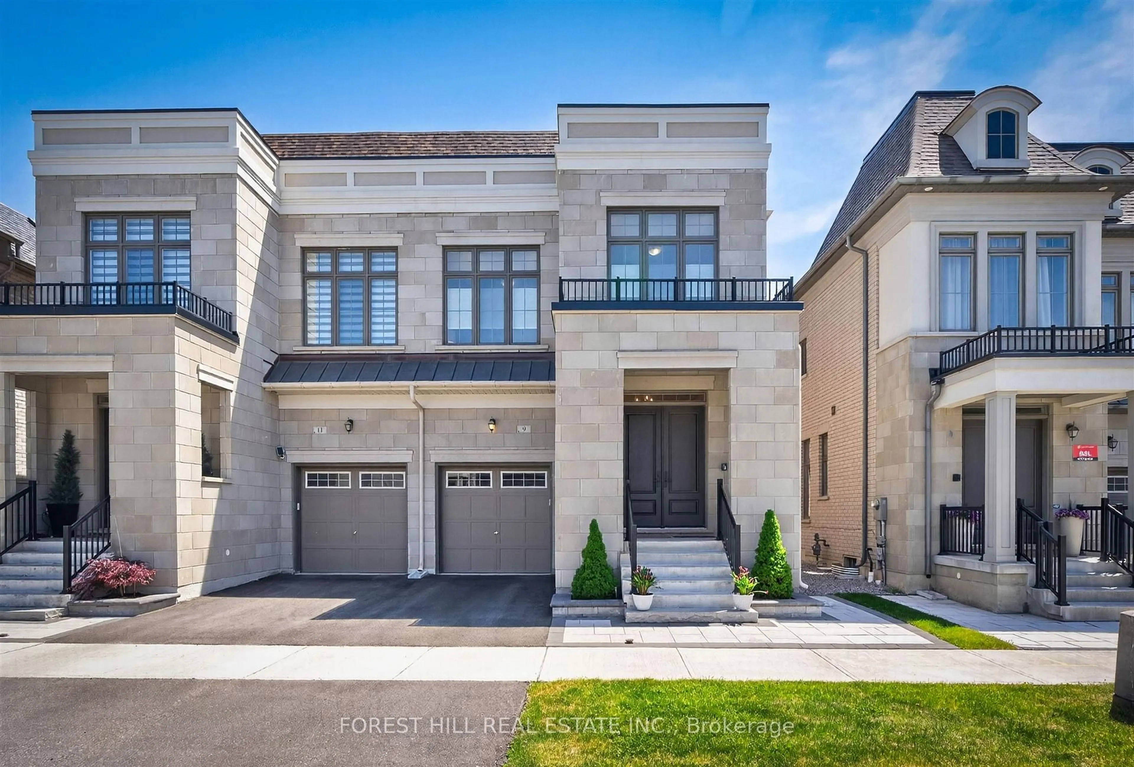 Home with brick exterior material, street for 9 Quasar Ave, Richmond Hill Ontario L4C 5G9
