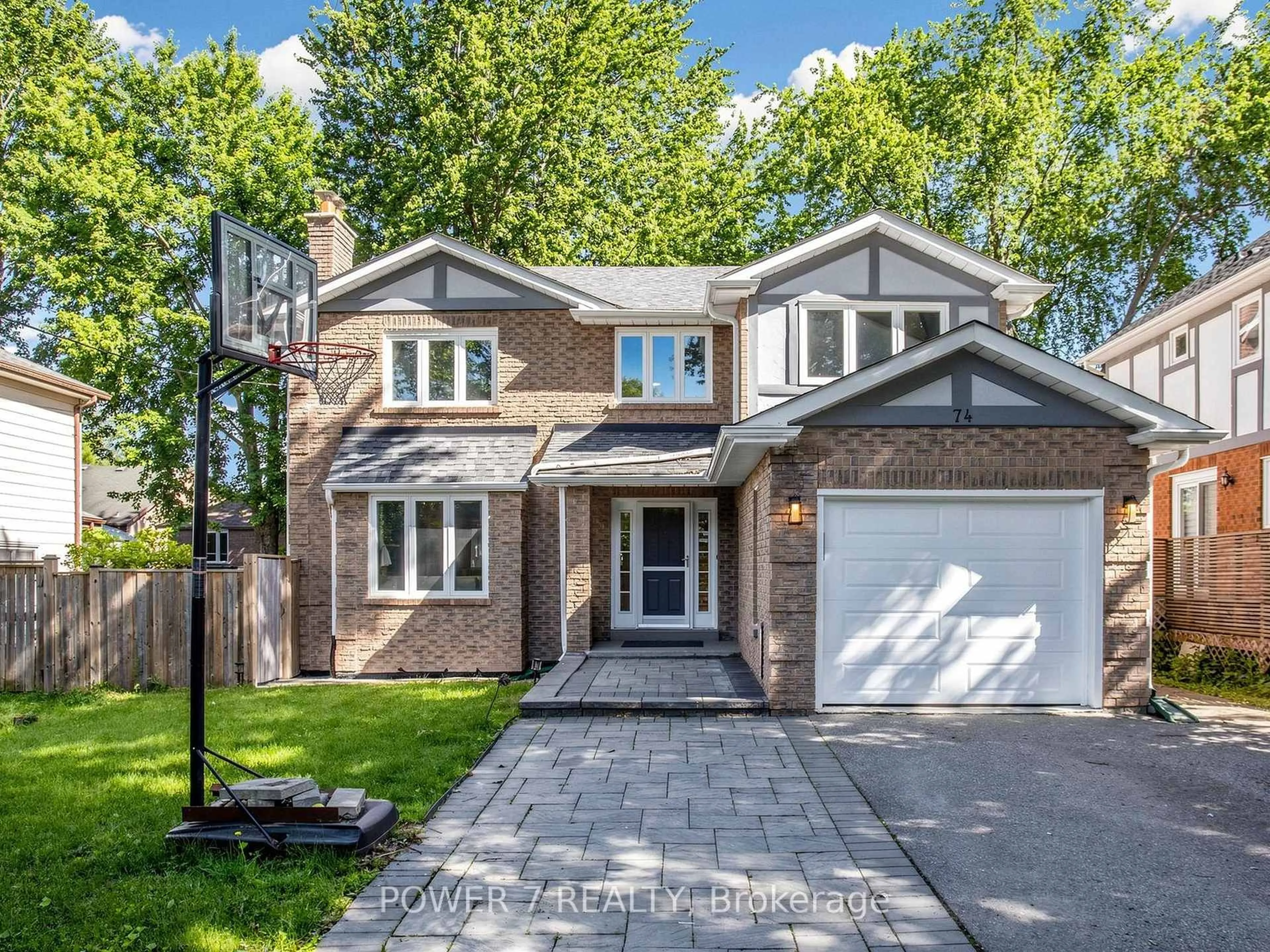 Home with brick exterior material, street for 74 Sylvan Cres, Richmond Hill Ontario L4E 3A5