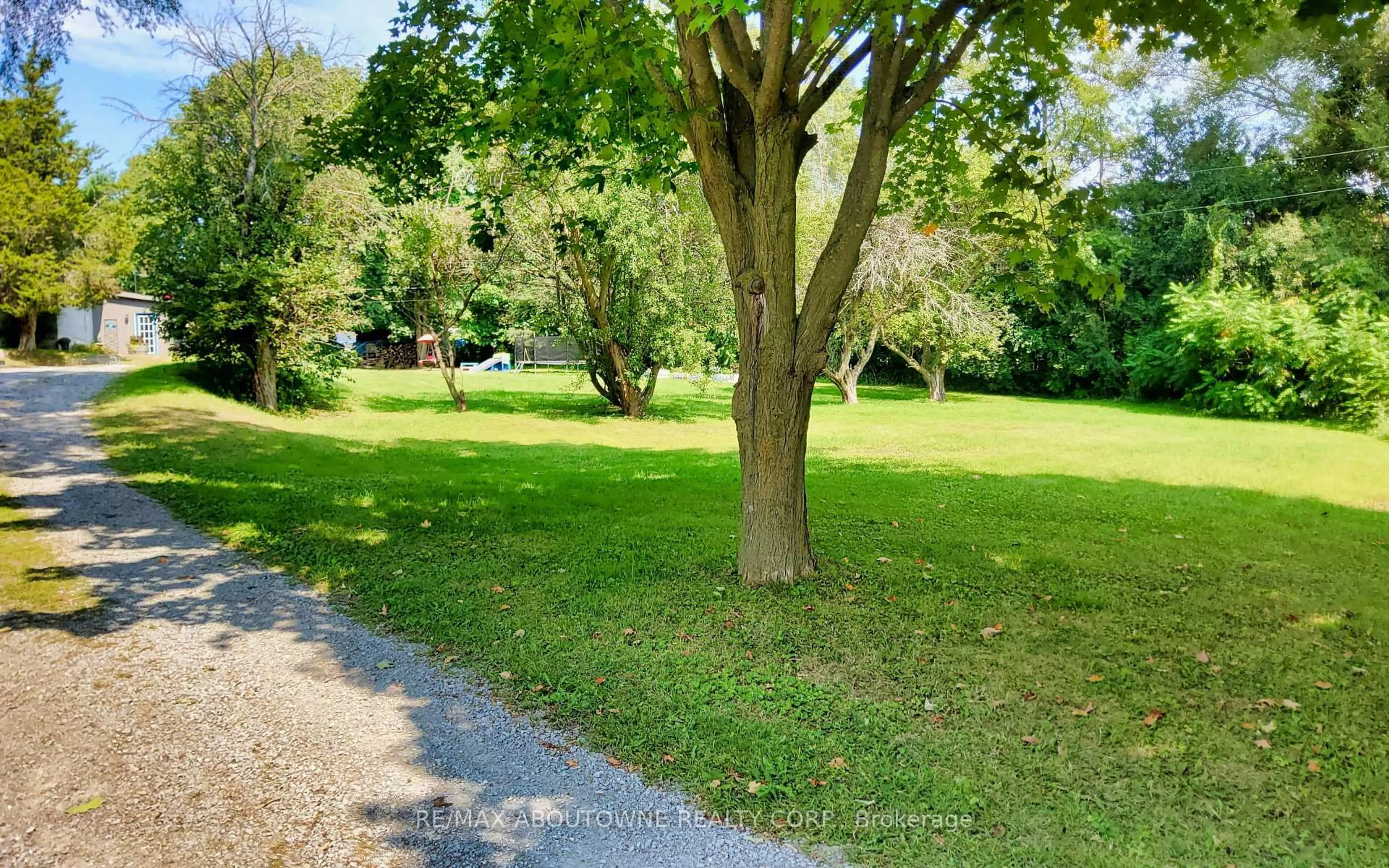 A pic from outside/outdoor area/front of a property/back of a property/a pic from drone, forest/trees view for 2386 4th Line, Innisfil Ontario L0L 1K0