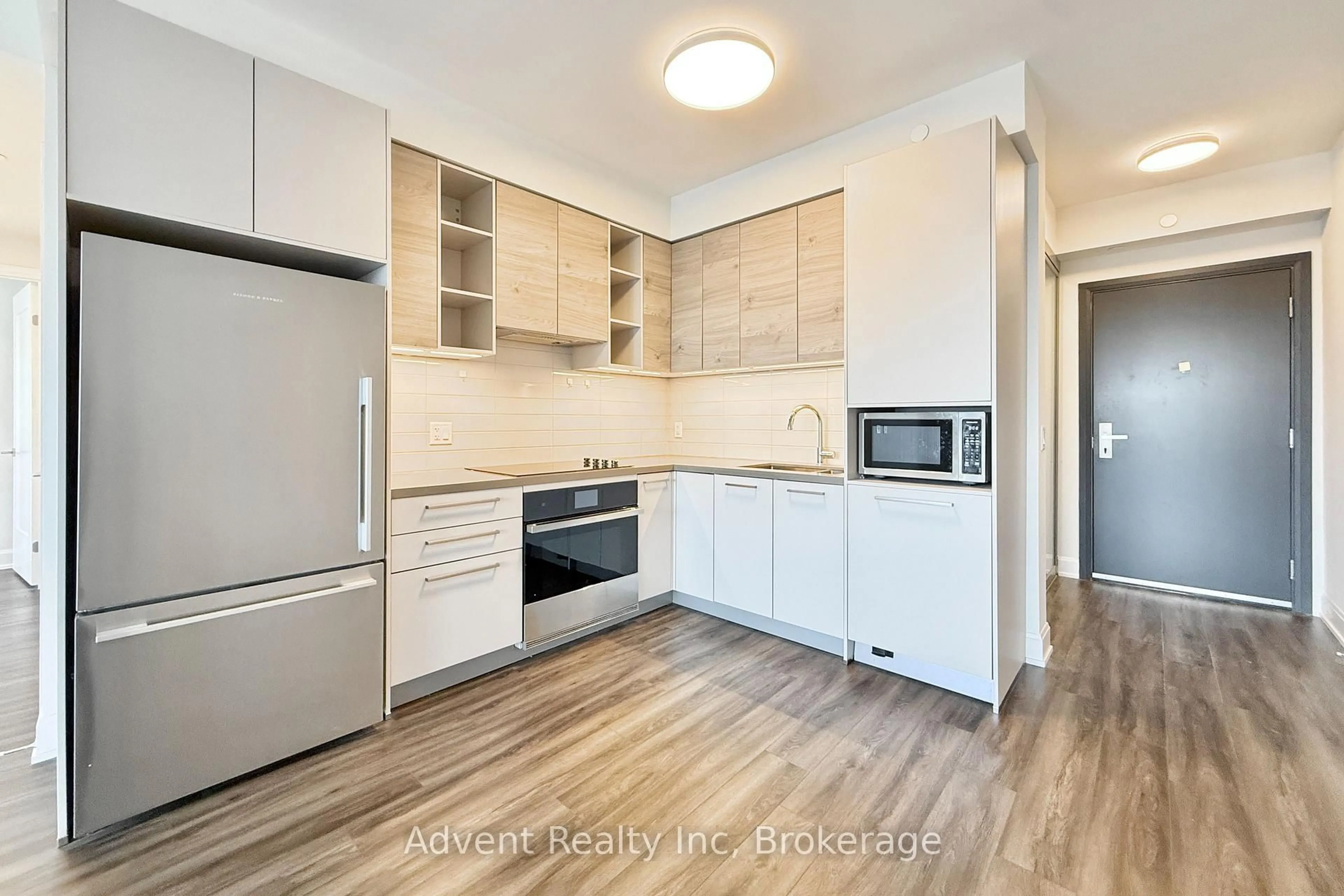 Standard kitchen, wood/laminate floor for 12 Gandhi Lane #1202, Markham Ontario L3T 0G8