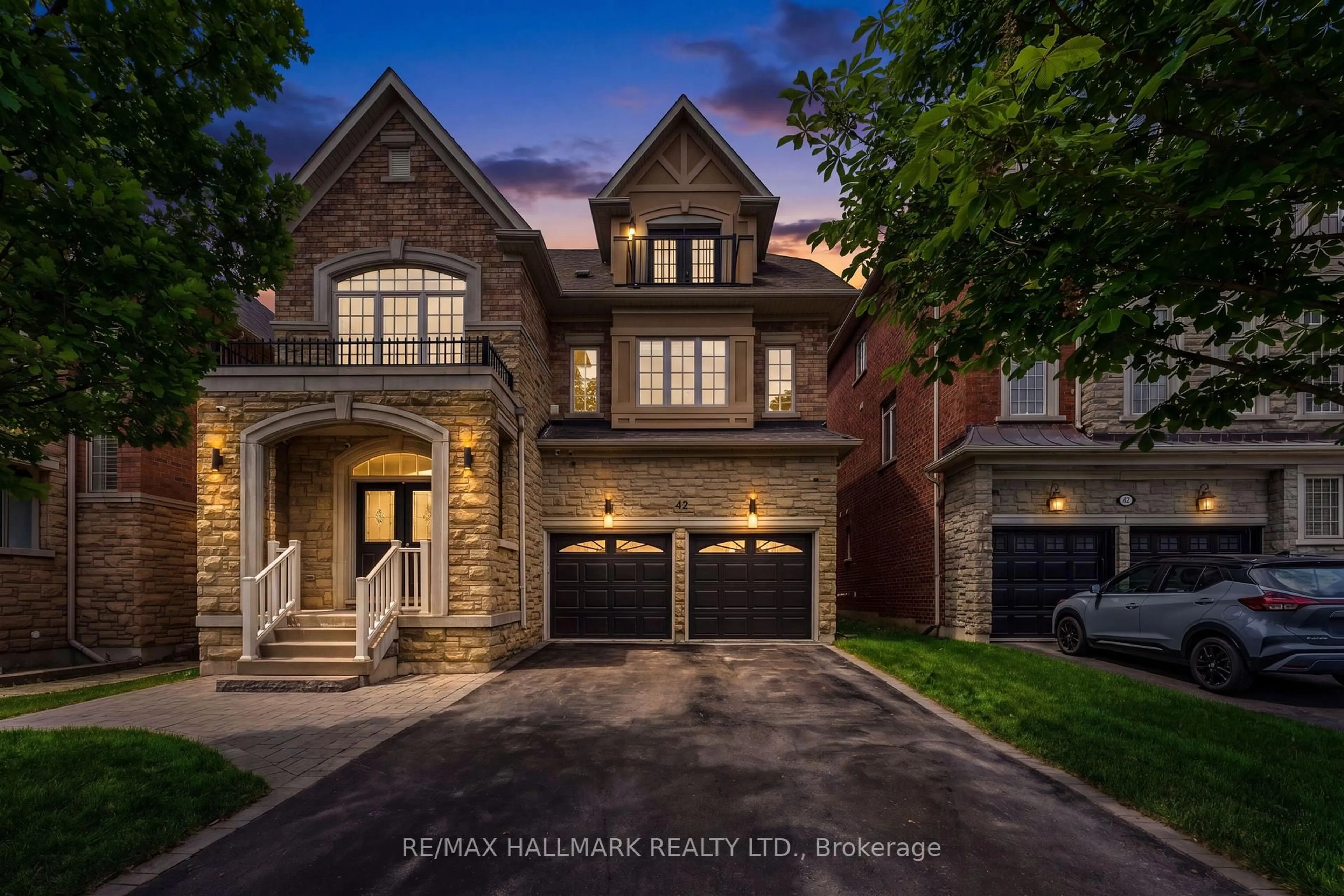 Home with brick exterior material, street for 42 Yarden Dr, Vaughan Ontario L6A 0W5