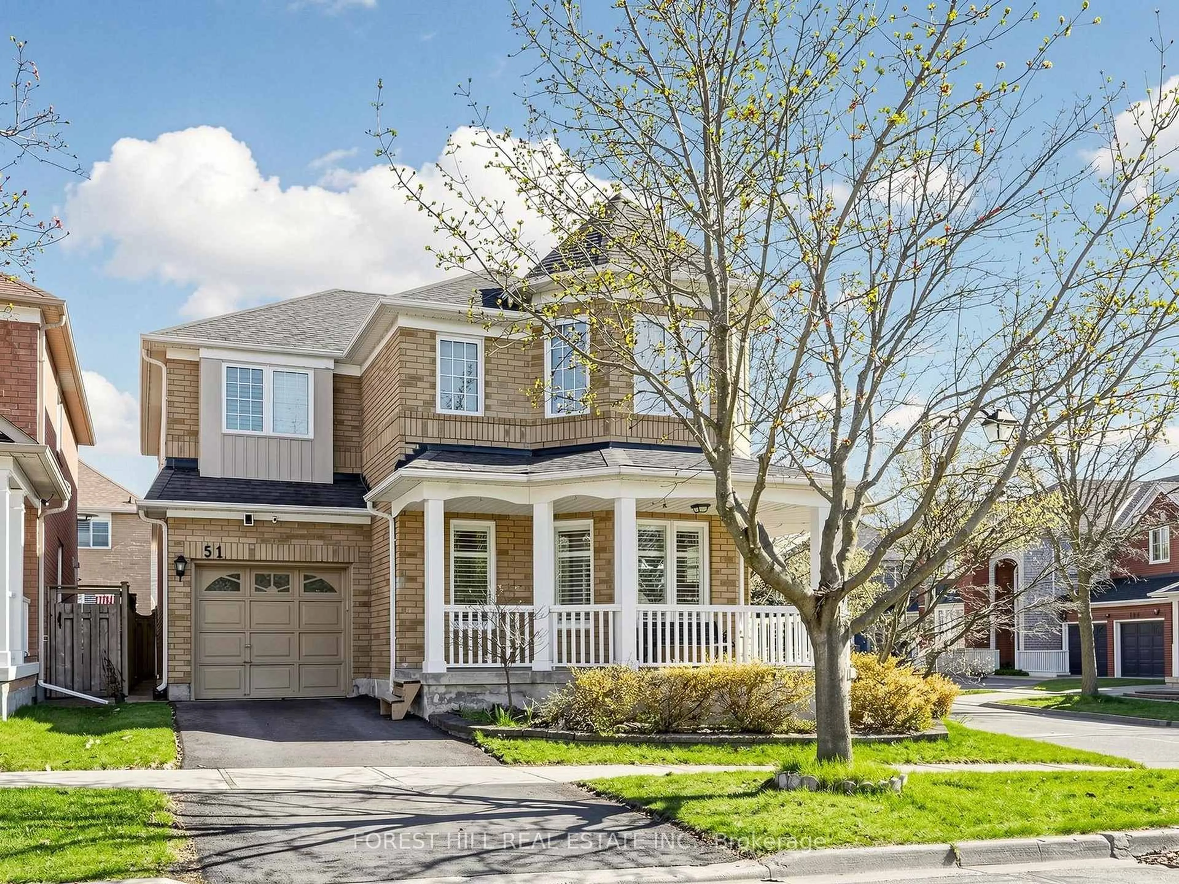 Home with brick exterior material, street for 51 Winston Castle Dr, Markham Ontario L6C 2B5
