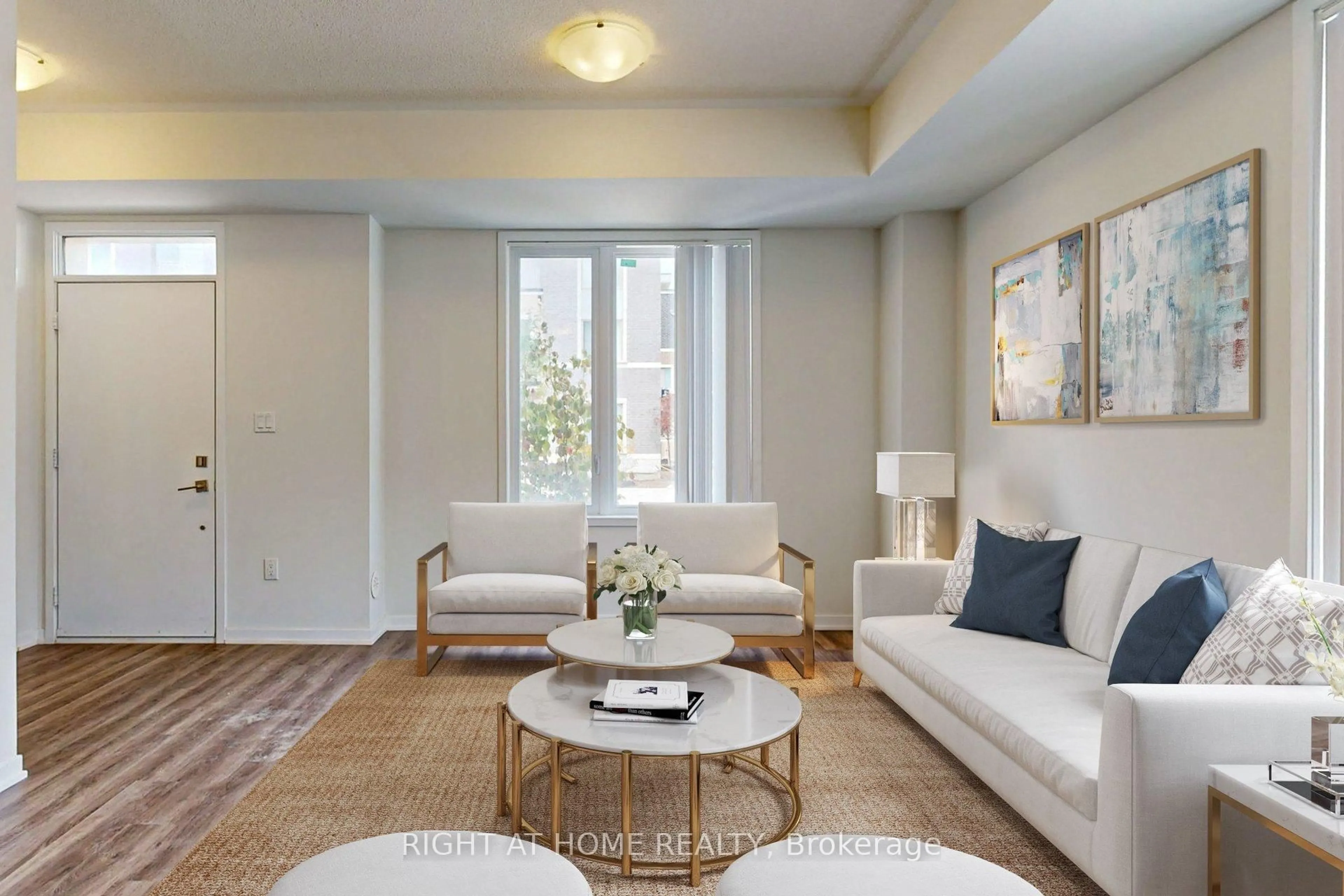 Living room with furniture, unknown for 11 Almond Blossom Mews #TH127, Vaughan Ontario L4K 0N7