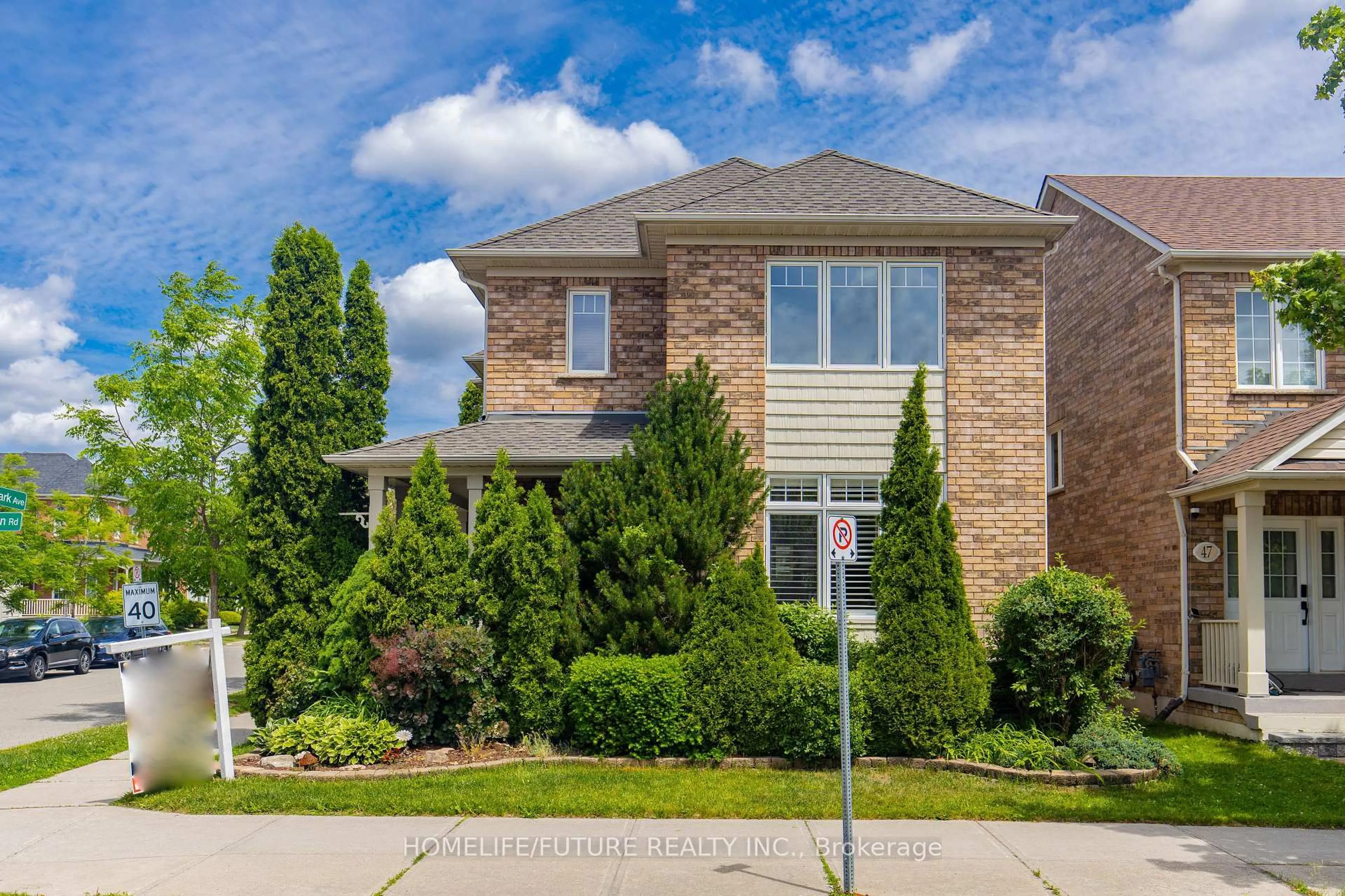 Home with brick exterior material, street for 49 Country Glen Rd, Markham Ontario L6B 1B6