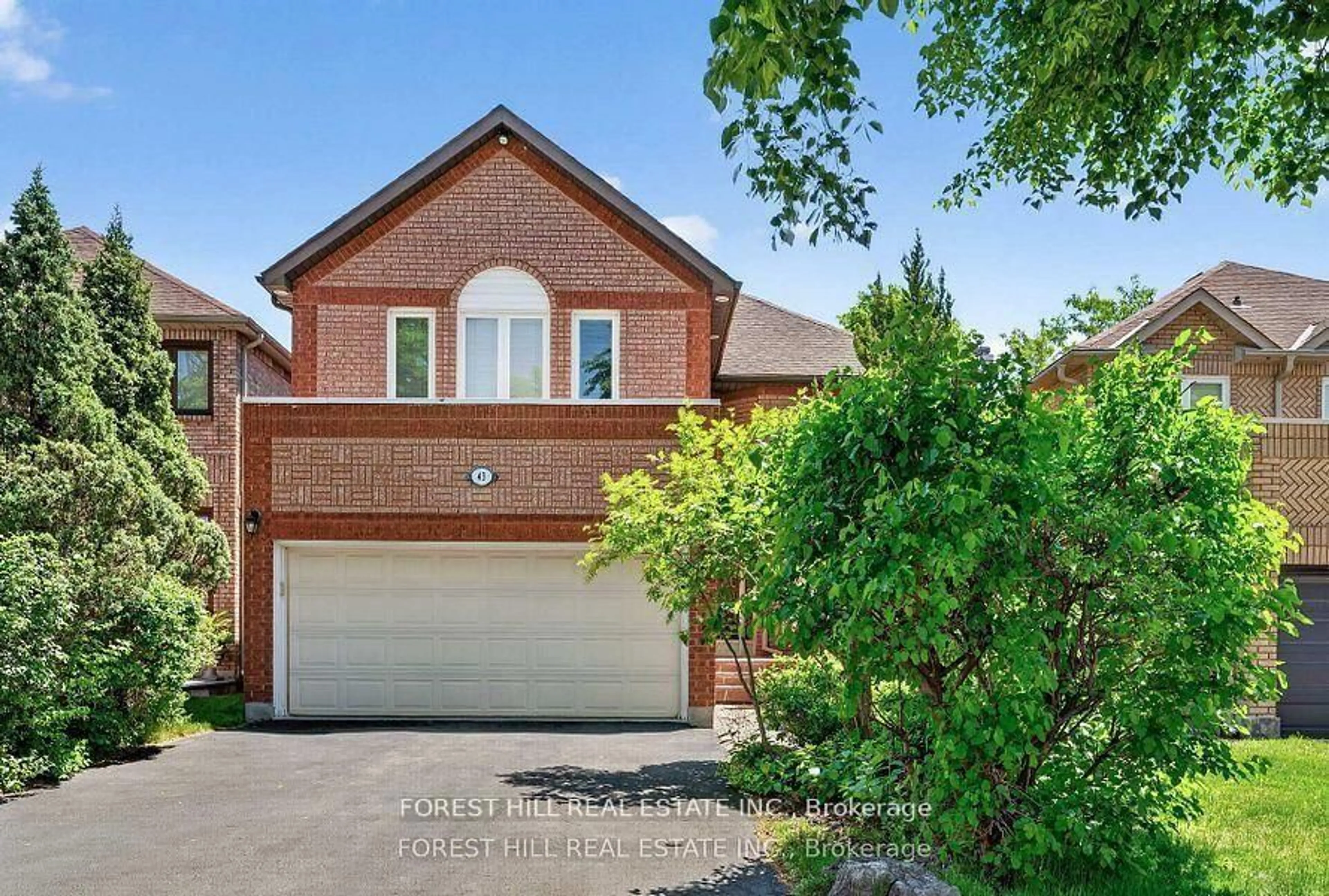 Home with brick exterior material, street for 43 Rockwood Cres, Vaughan Ontario L4J 7T2