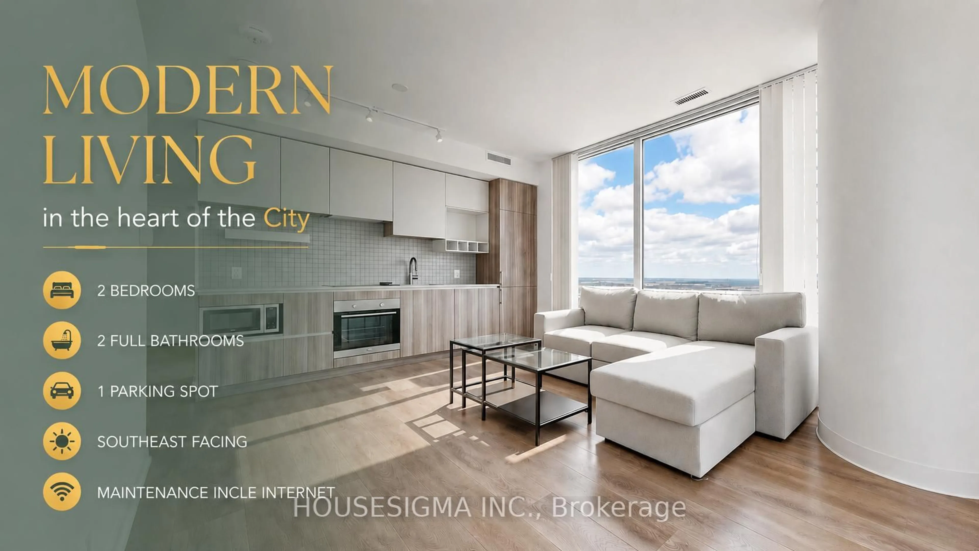Living room with furniture, ceramic/tile floor for 898 Portage Pkwy ##3703, Vaughan Ontario L4K 0J6