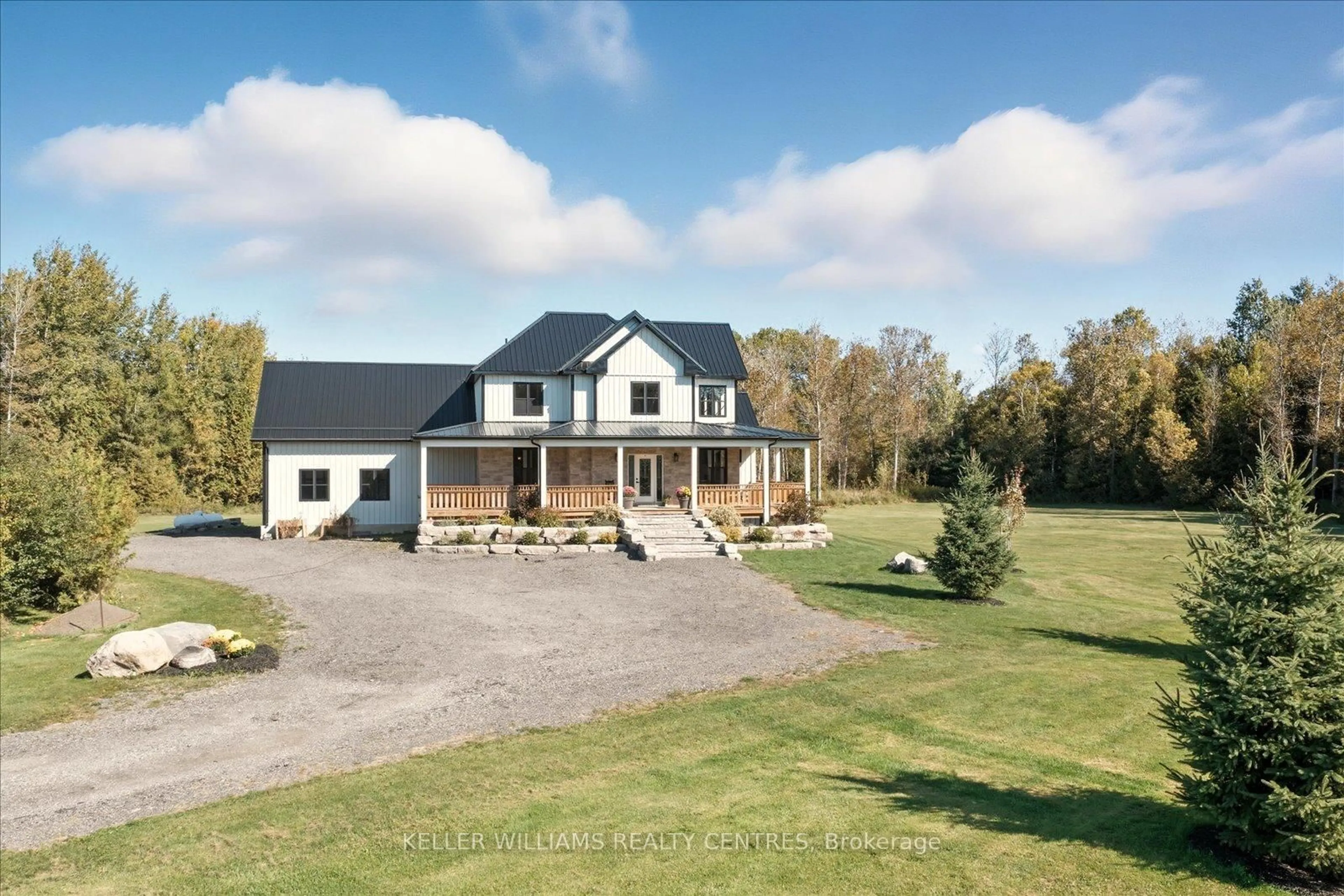 A pic from outside/outdoor area/front of a property/back of a property/a pic from drone, unknown for 11601 Concession 3 Rd, Uxbridge Ontario L9L 1R1