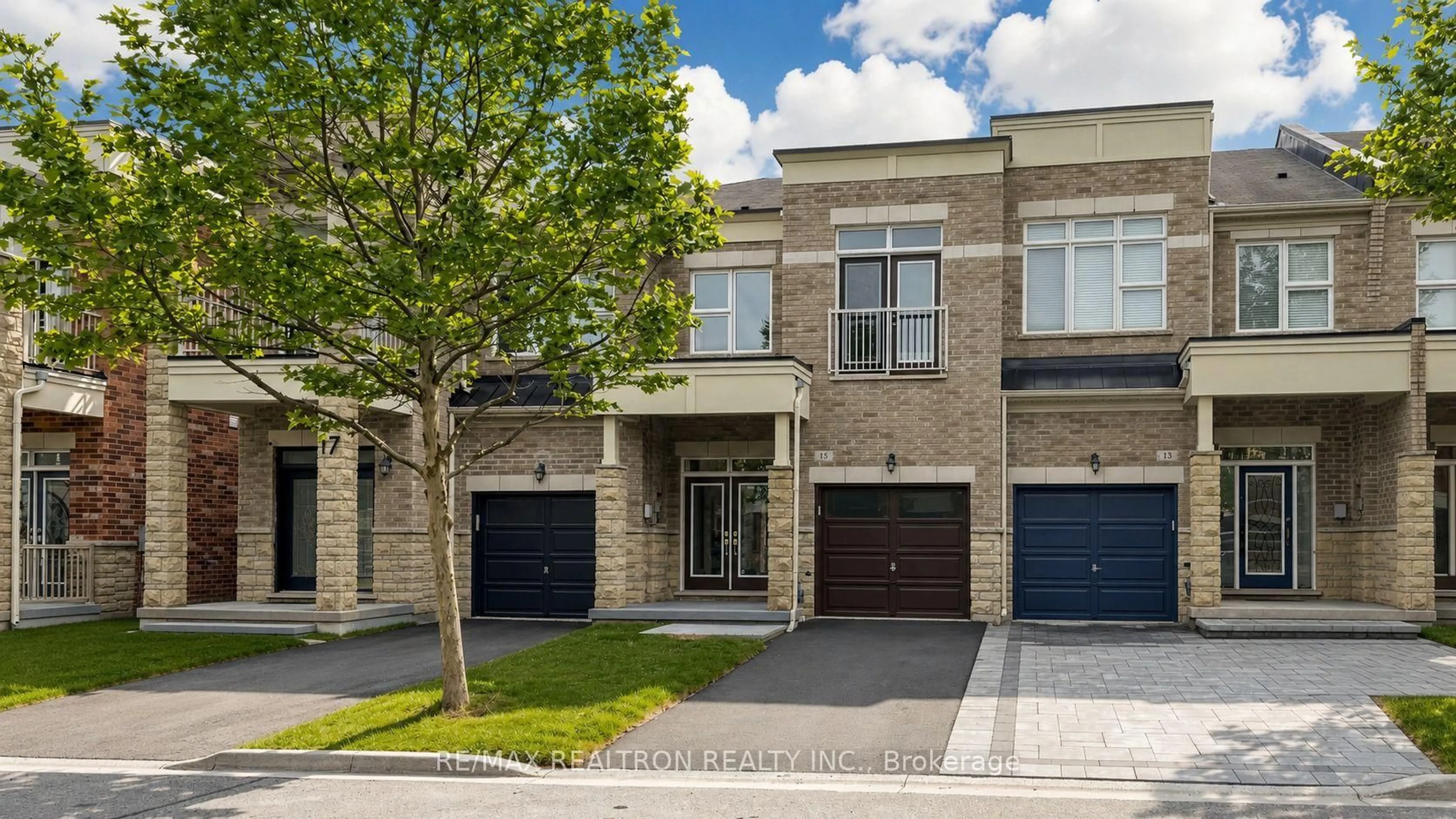 Home with brick exterior material, street for 15 Black Locust Dr, Markham Ontario L6E 0P8