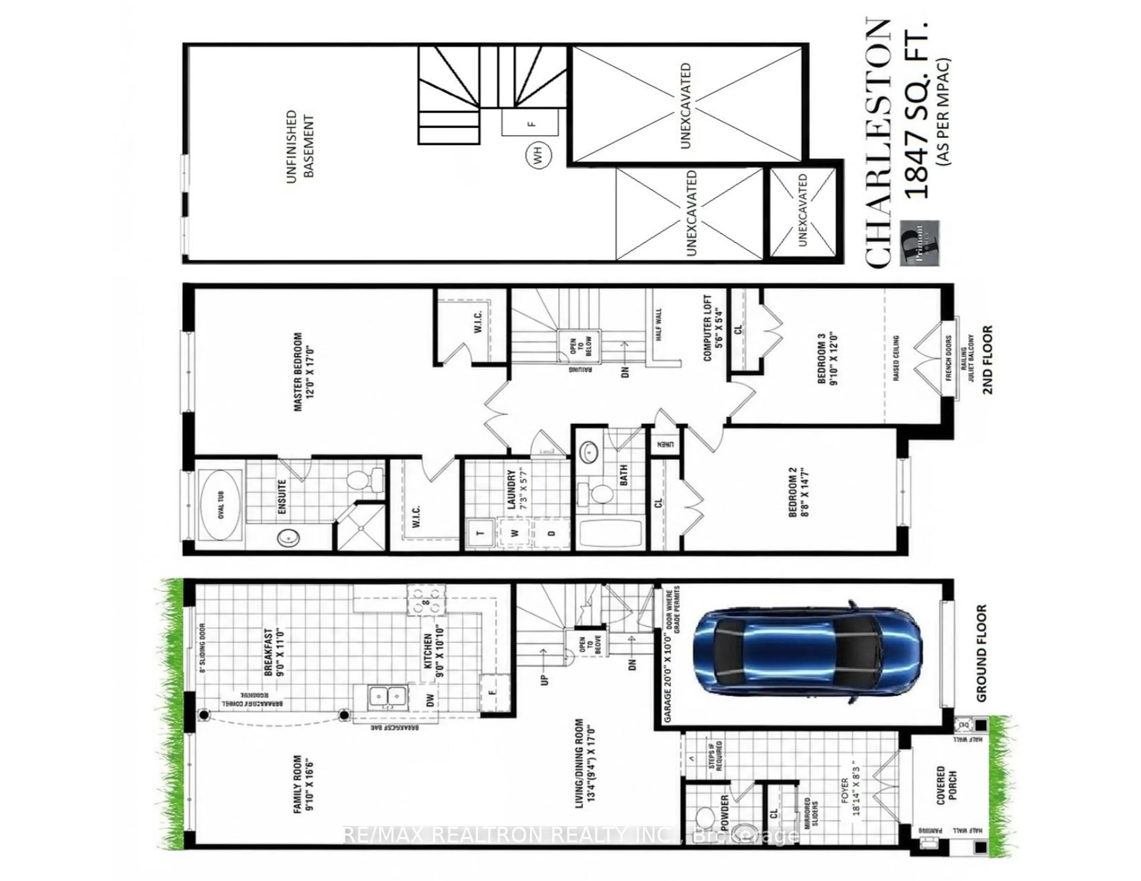 Floor plan for 15 Black Locust Dr, Markham Ontario L6E 0P8