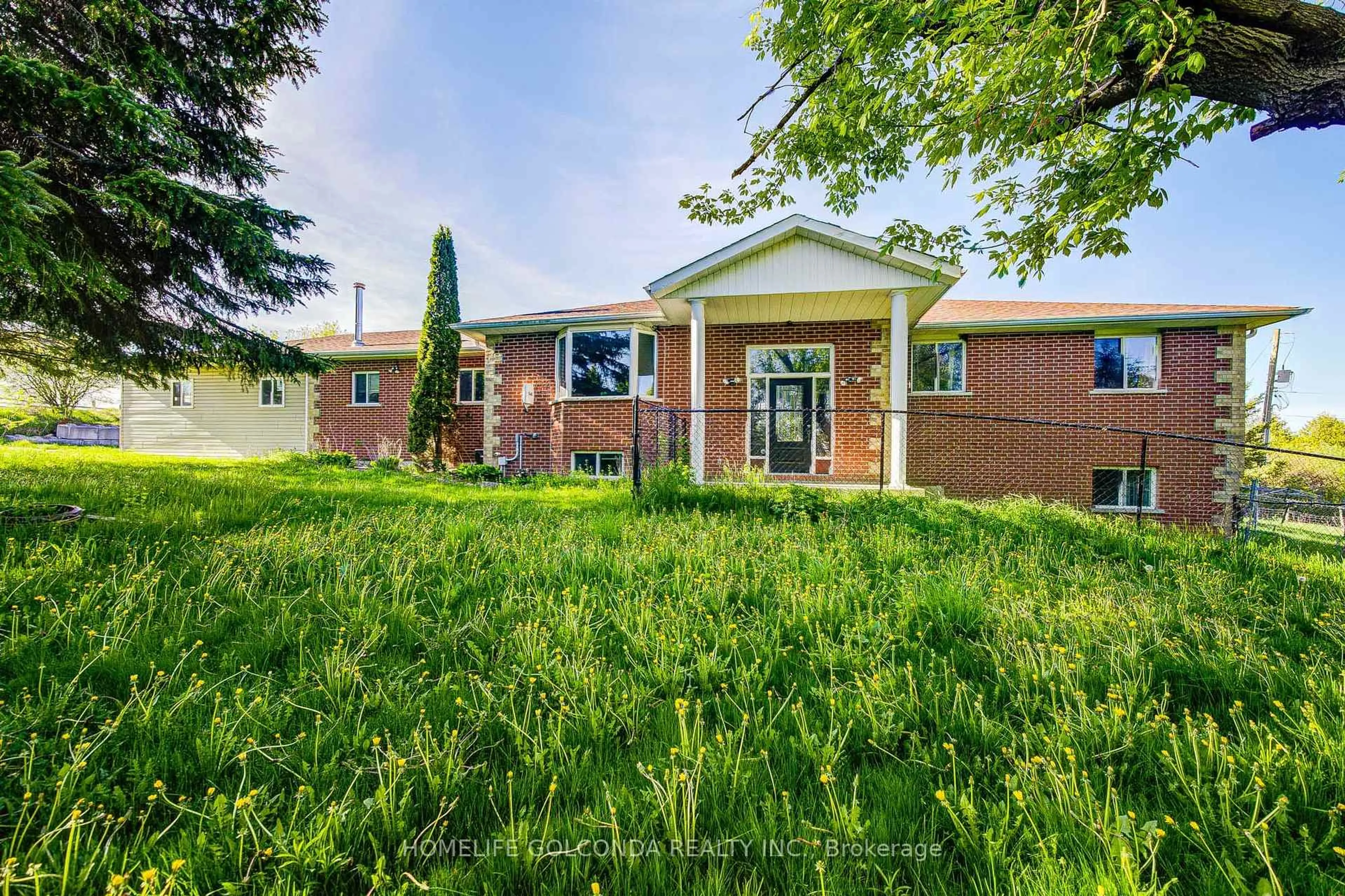 Home with brick exterior material, street for 1680 Hwy 7, Brock Ontario L0C 1H0