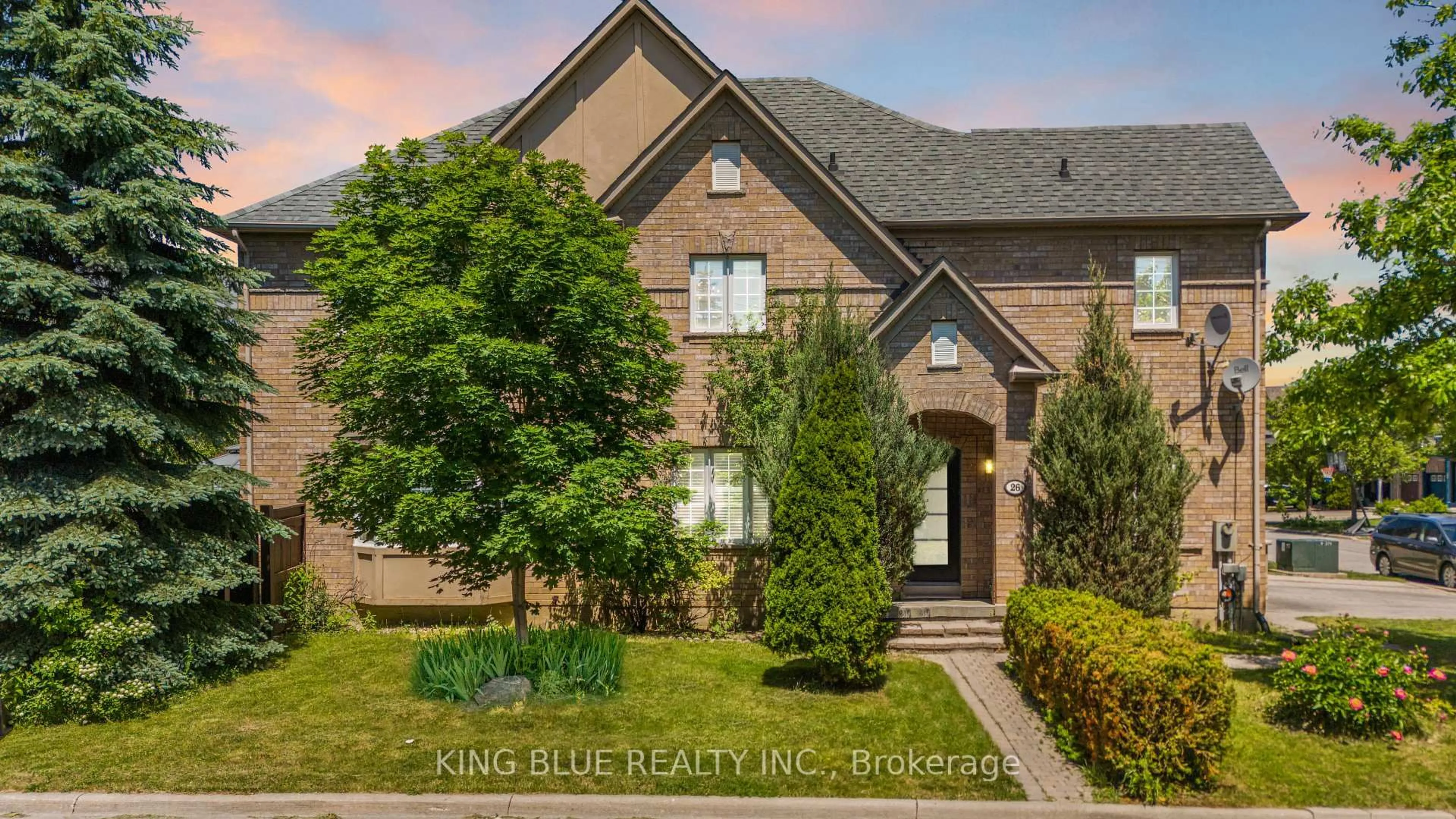 Home with brick exterior material, street for 26 Lander Cres, Vaughan Ontario L4J 8V2